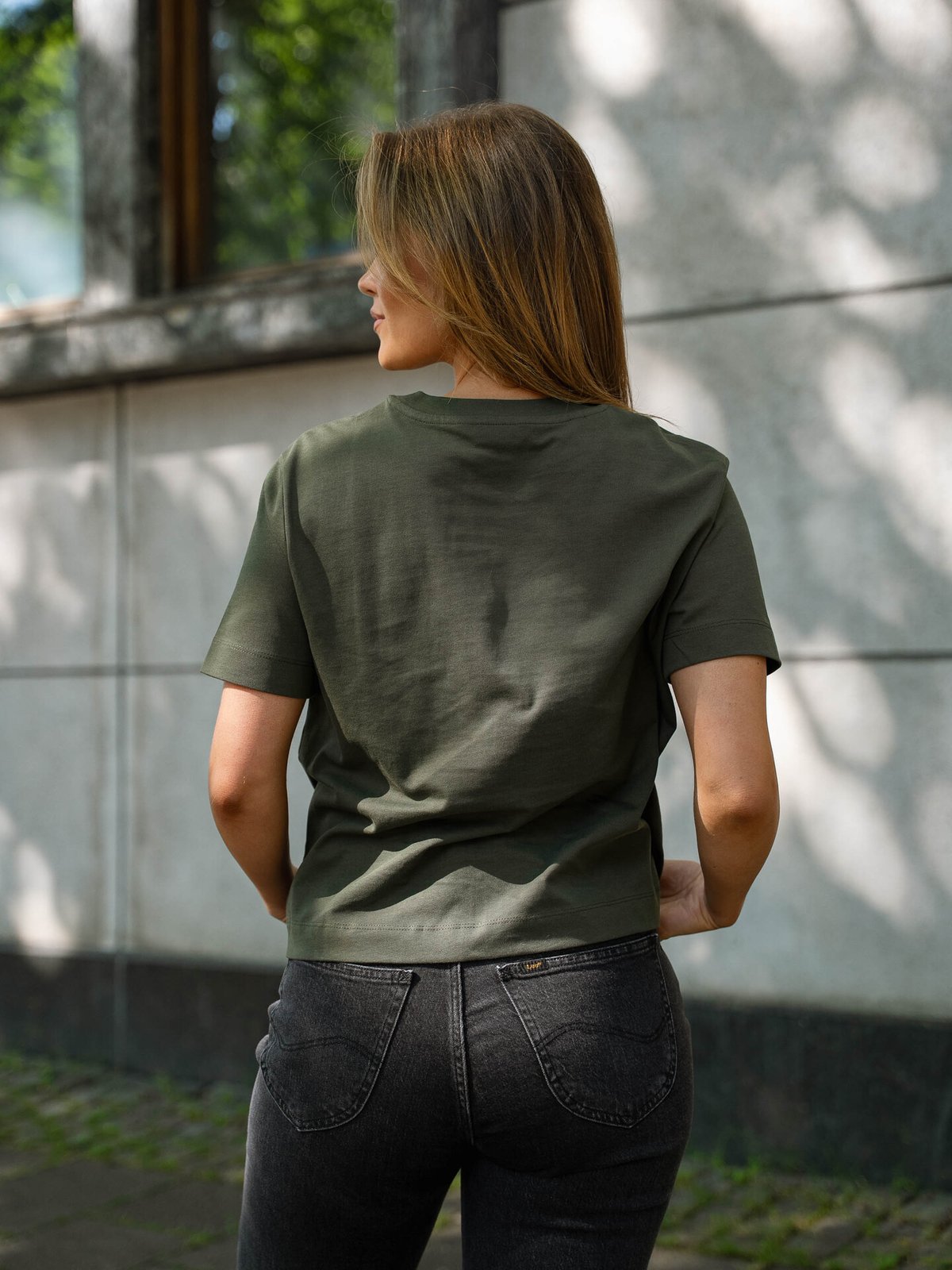 Selected Femme Essential Short Sleeve Boxy Tee Deep Depths