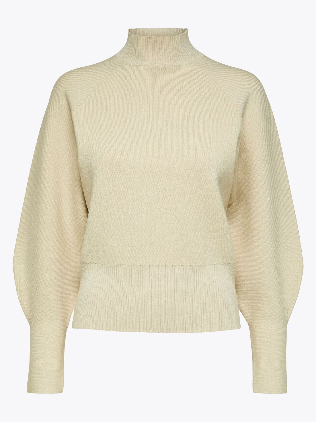 Selected Femme Merle Fyria Long Sleeve Knit Highneck Birch