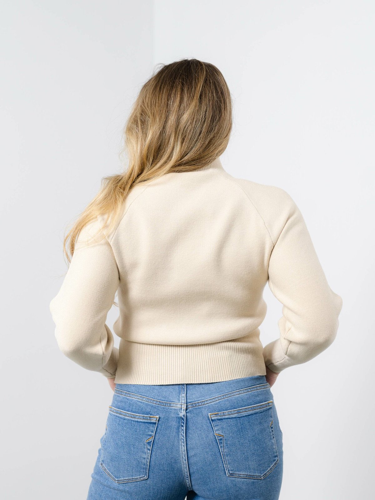 Selected Femme Merle Fyria Long Sleeve Knit Highneck Birch