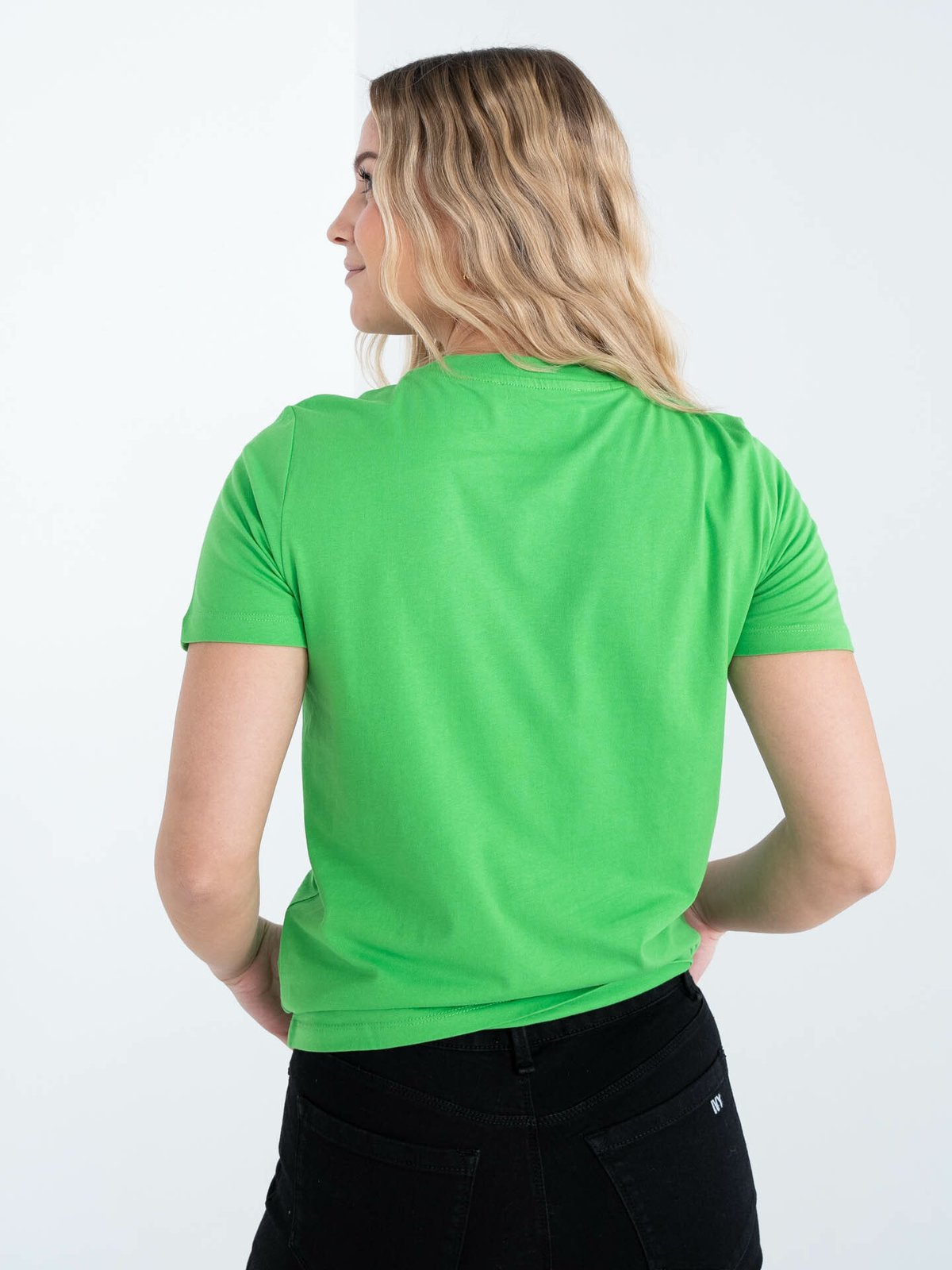 Selected Femme My Essential Short Sleeve O-Neck Tee Classic Green