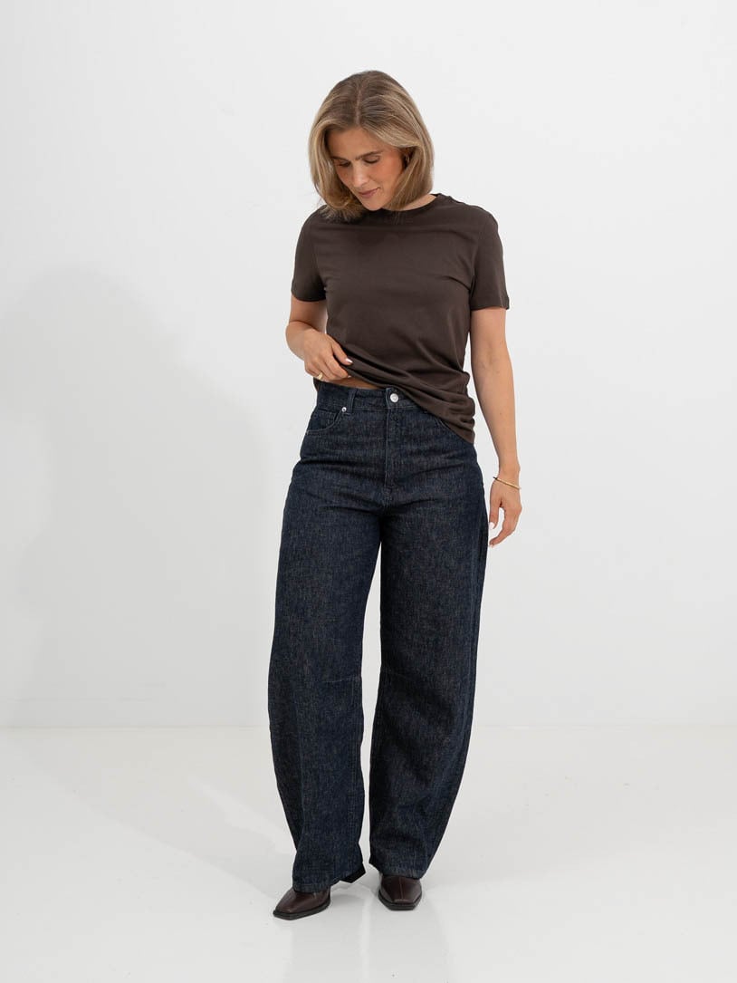 Selected Femme My Essential Short Sleeve O-Neck Tee Delicioso