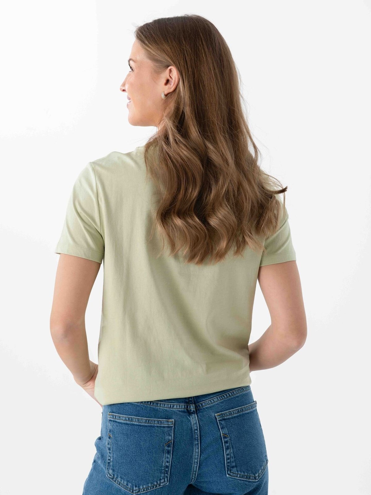 Selected Femme My Essential Short Sleeve O-Neck Tee Lint