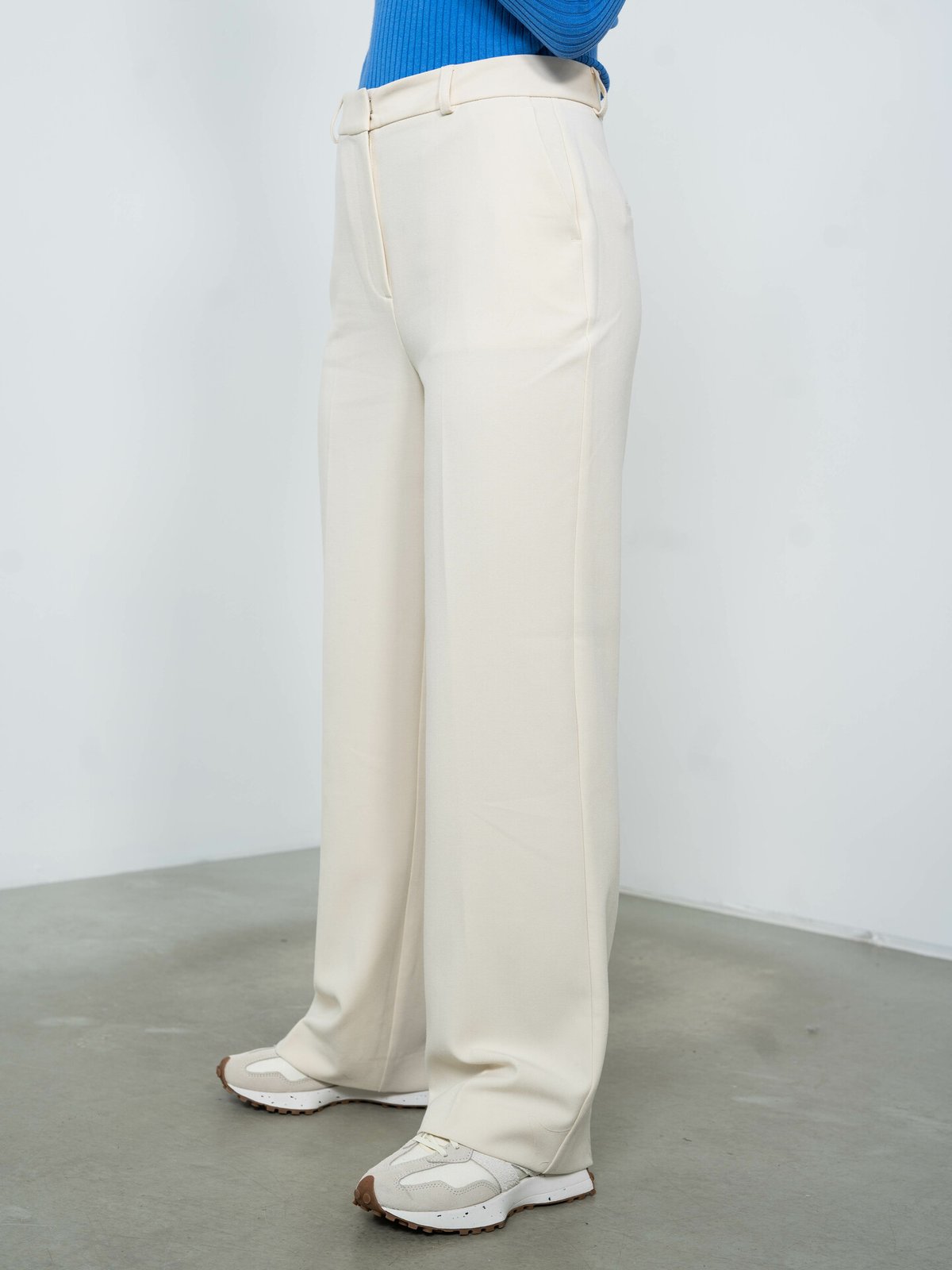 Selected Femme Myla High Waist Wide Pant Birch