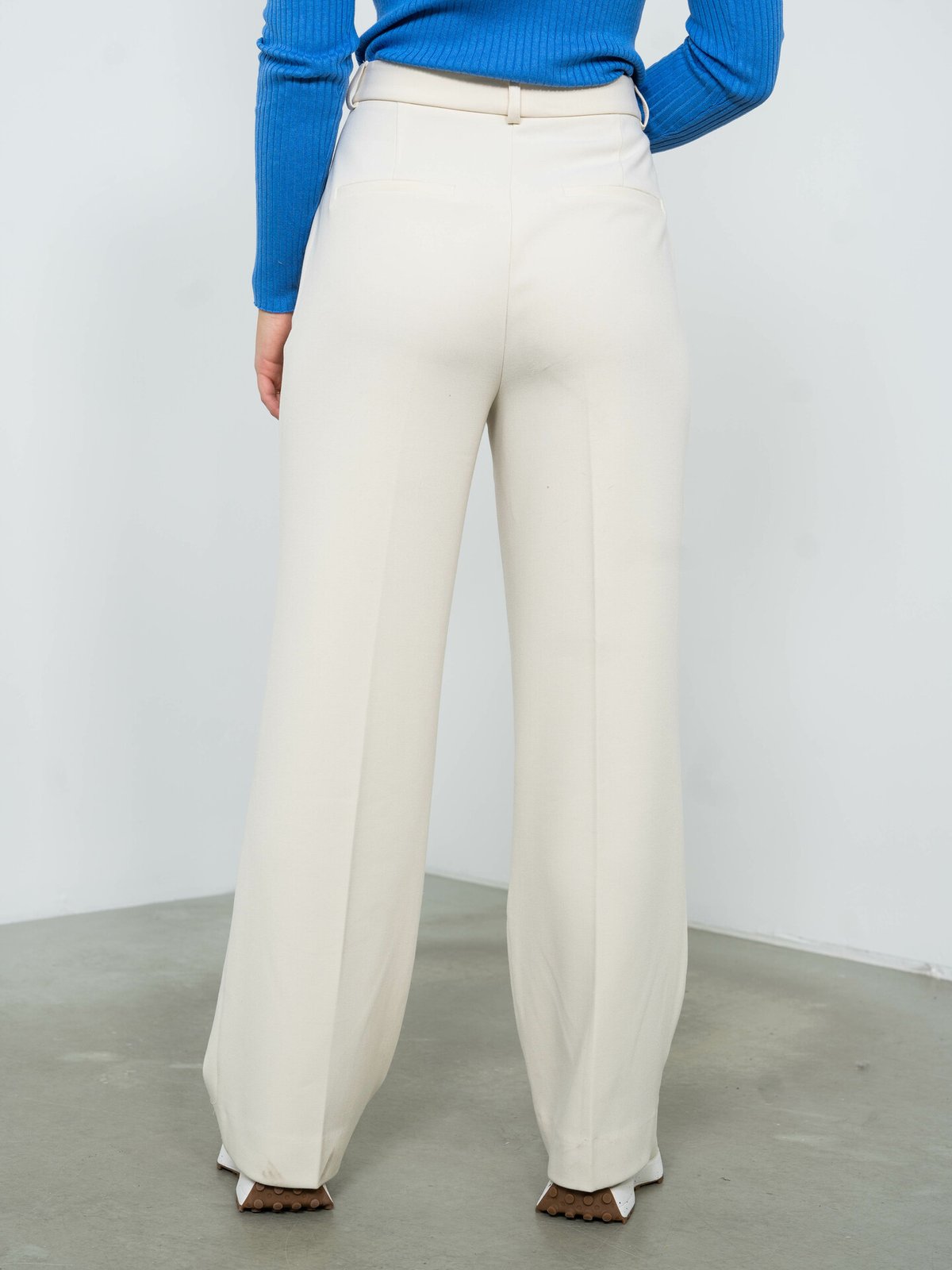 Selected Femme Myla High Waist Wide Pant Birch