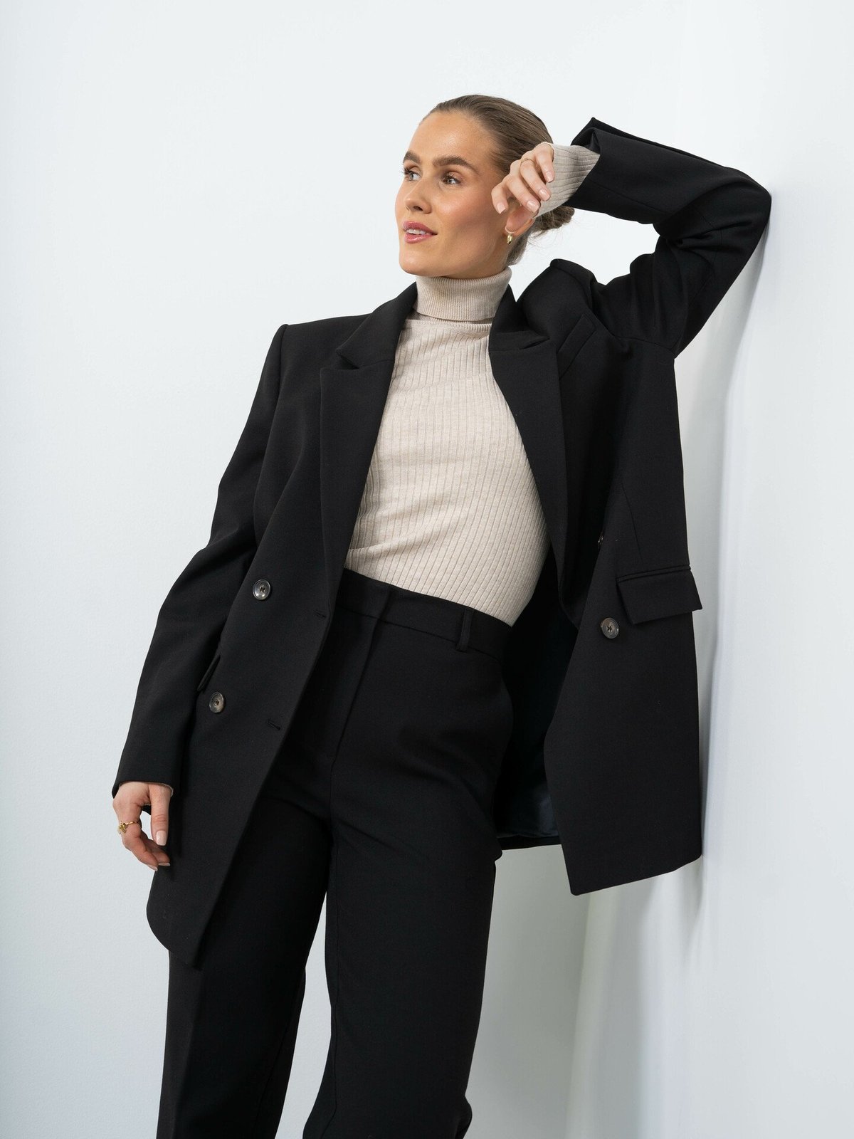 Selected Femme Myla Relaxed Blazer Black