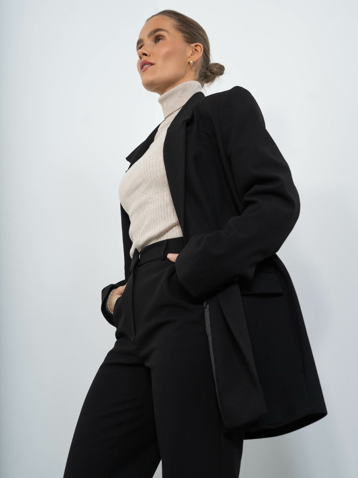 Selected Femme Myla Relaxed Blazer Black