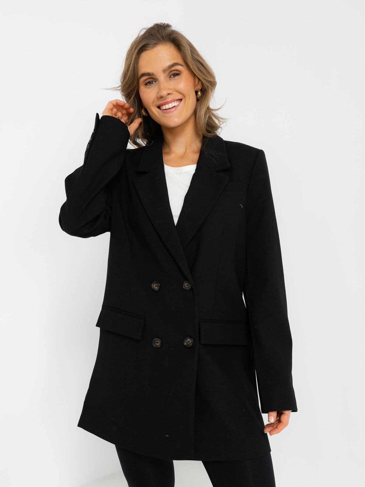 Selected Femme Myla Relaxed Blazer Black