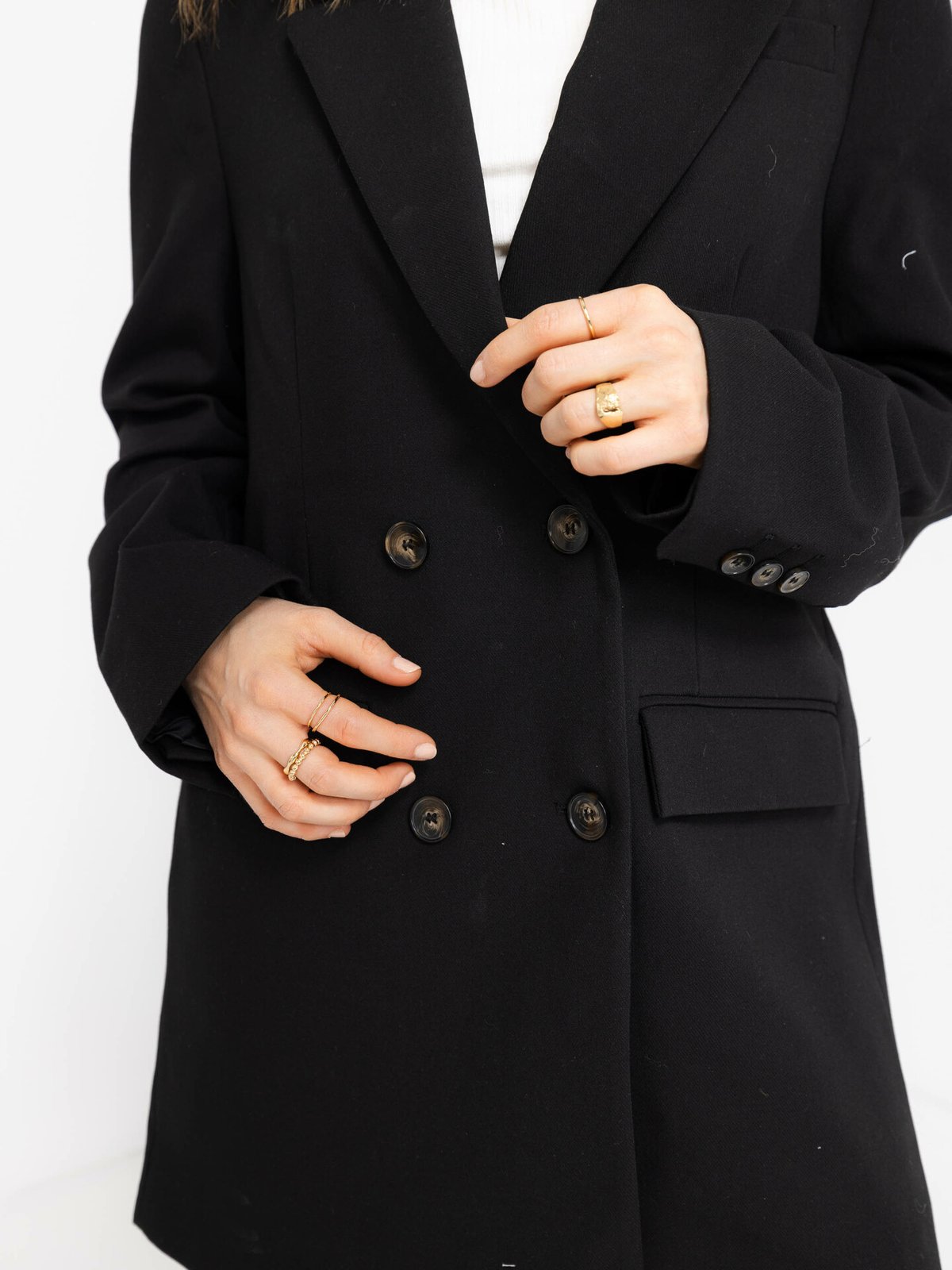 Selected Femme Myla Relaxed Blazer Black