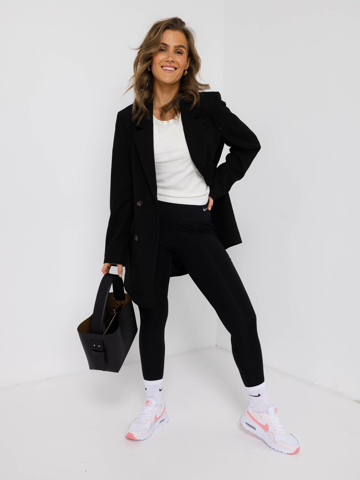 Selected Femme Myla Relaxed Blazer Black