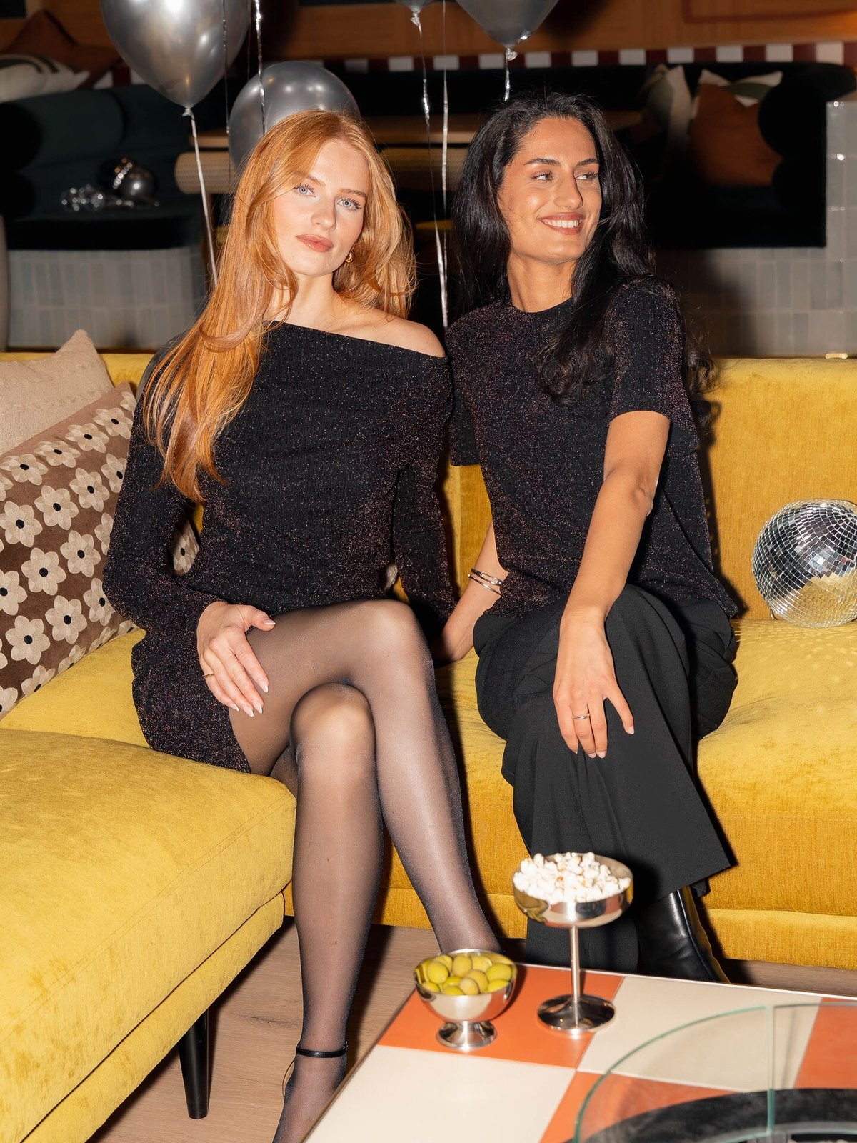 Selected Femme Rita Mid Waist Wide Pant Black