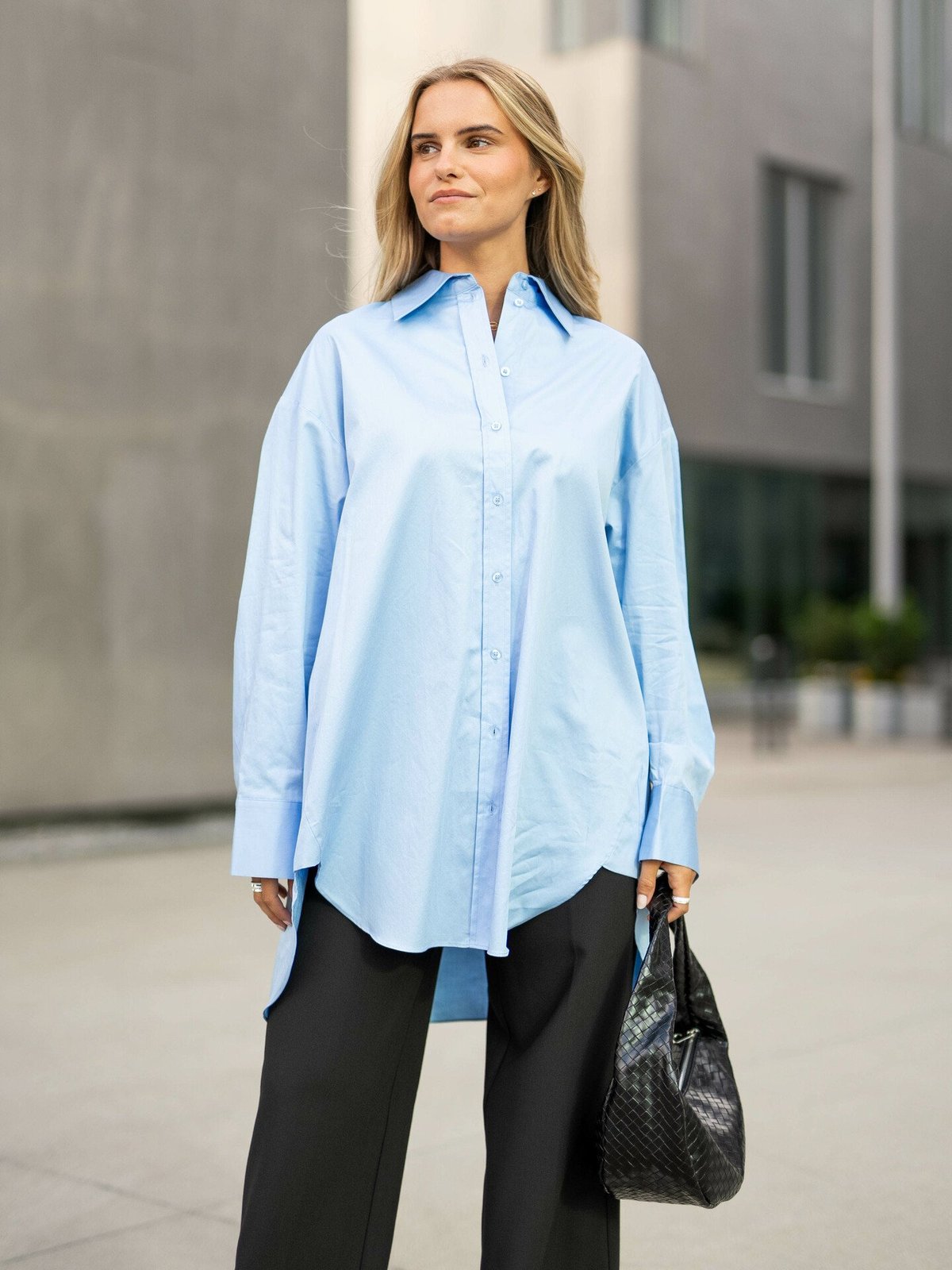 Selected Femme Iconic Long Sleeve Shirt Serenity