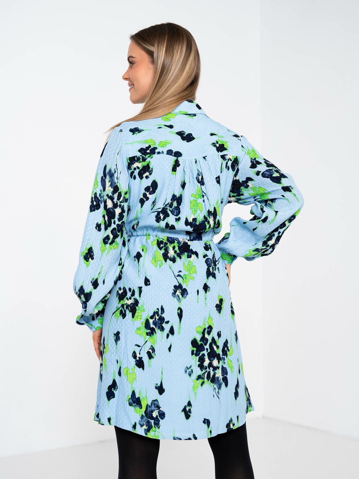 Selected Femme Irene Long Sleeve All Over Print Short Dress Flerfarget