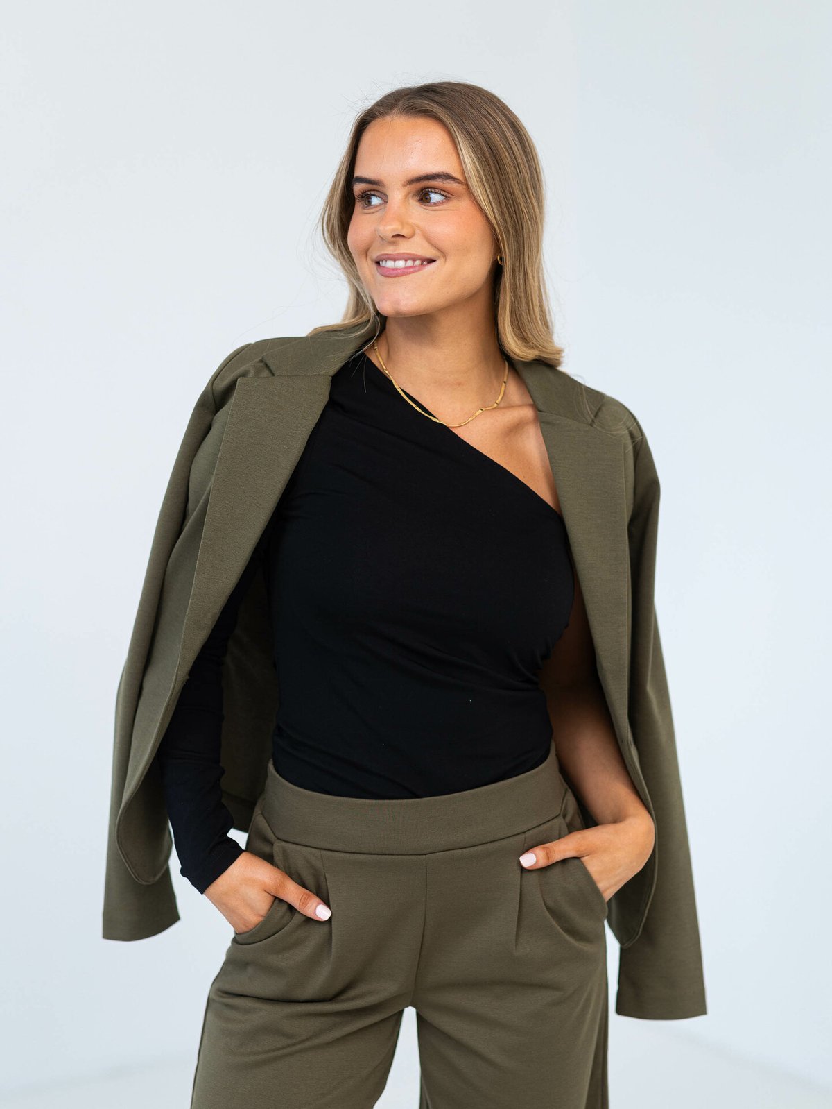 Selected Femme Selected Femme Saga One Shoulder Top Black