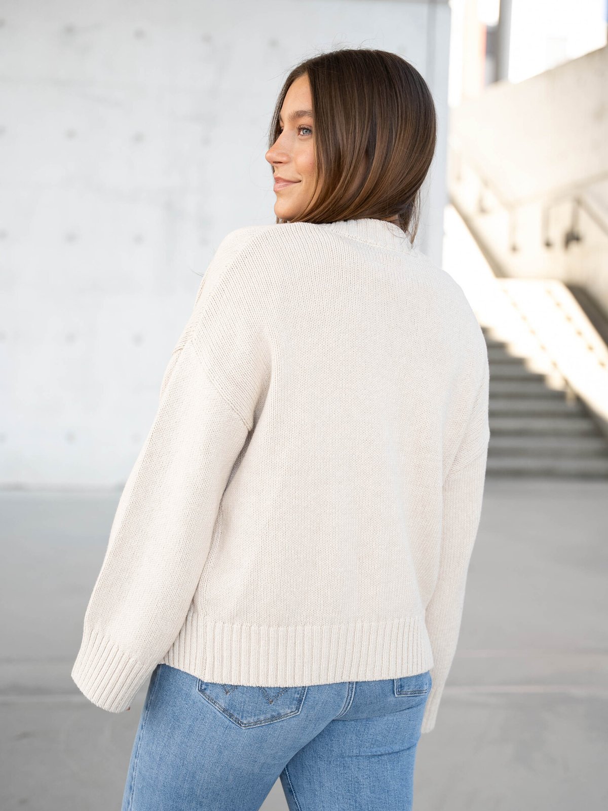 Selected Femme Jill Knit Cardigan Birch