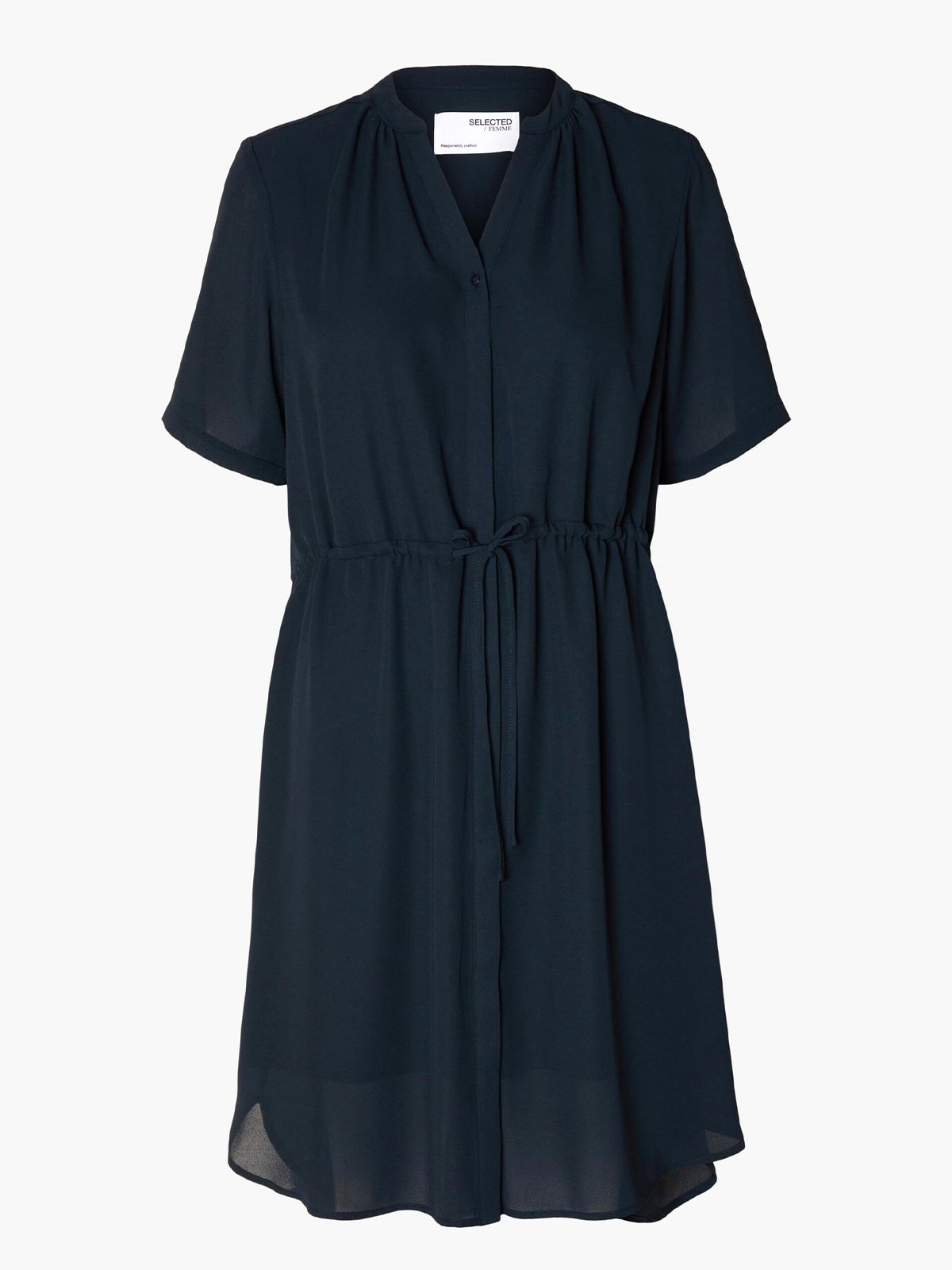 Selected Femme Damina SS Dress Dark Sapphire