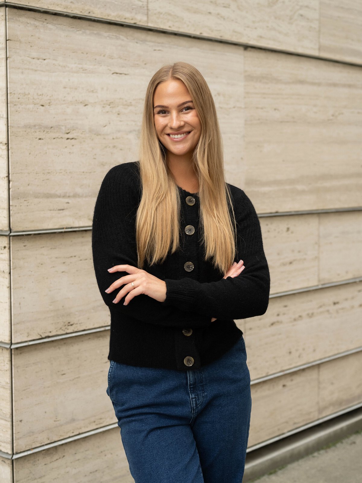 Selected Femme Sia Ras Long Sleeve Knit Cardigan Black