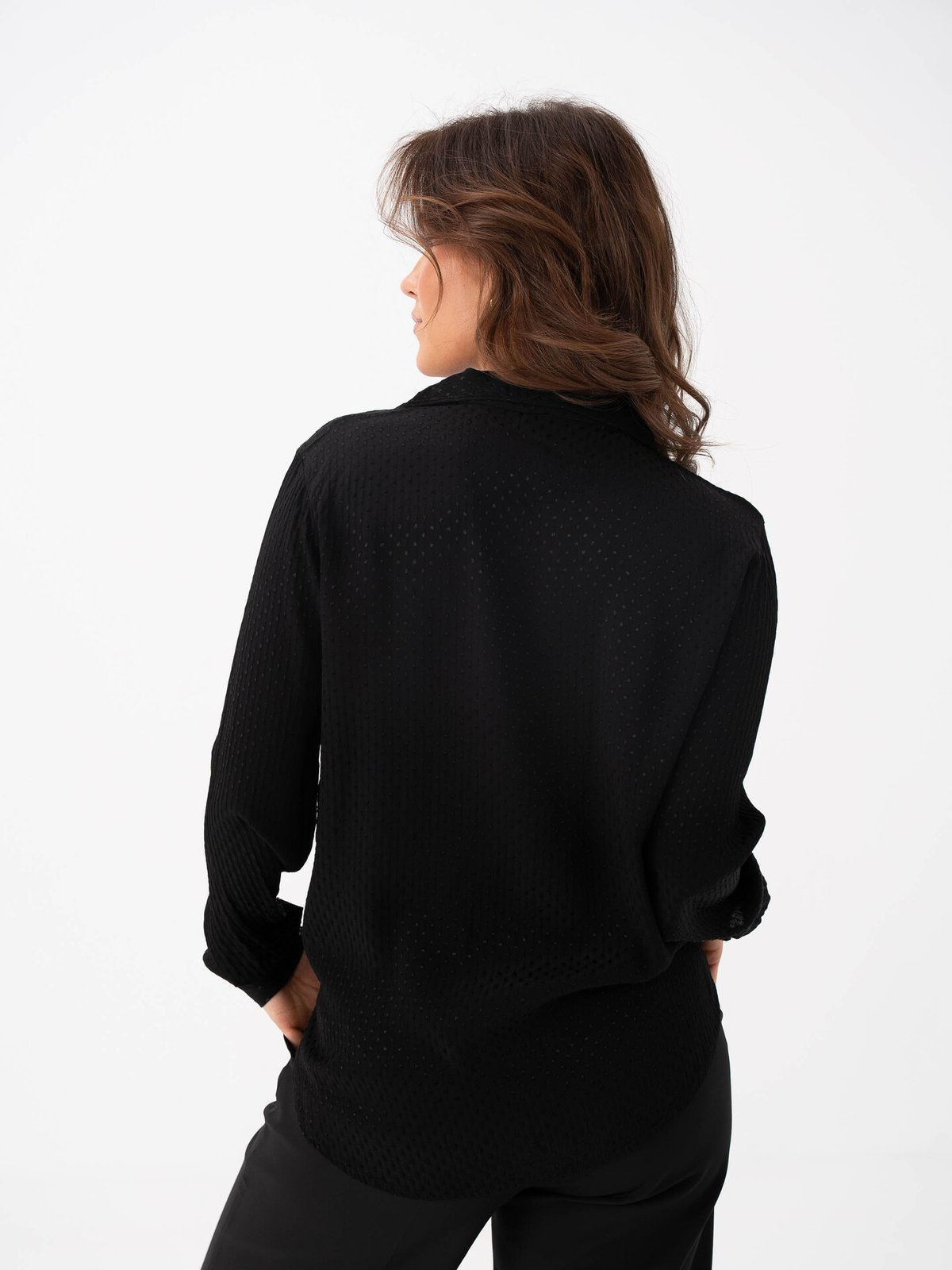 Selected Femme Kamma Long Sleeve Shirt Black