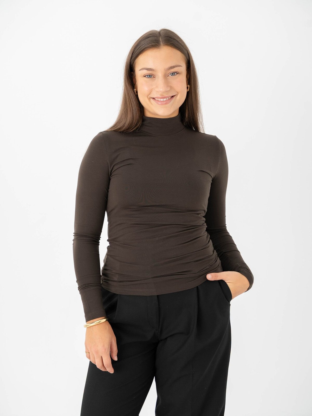 Selected Femme Manja Long Sleeve High Neck Delicioso