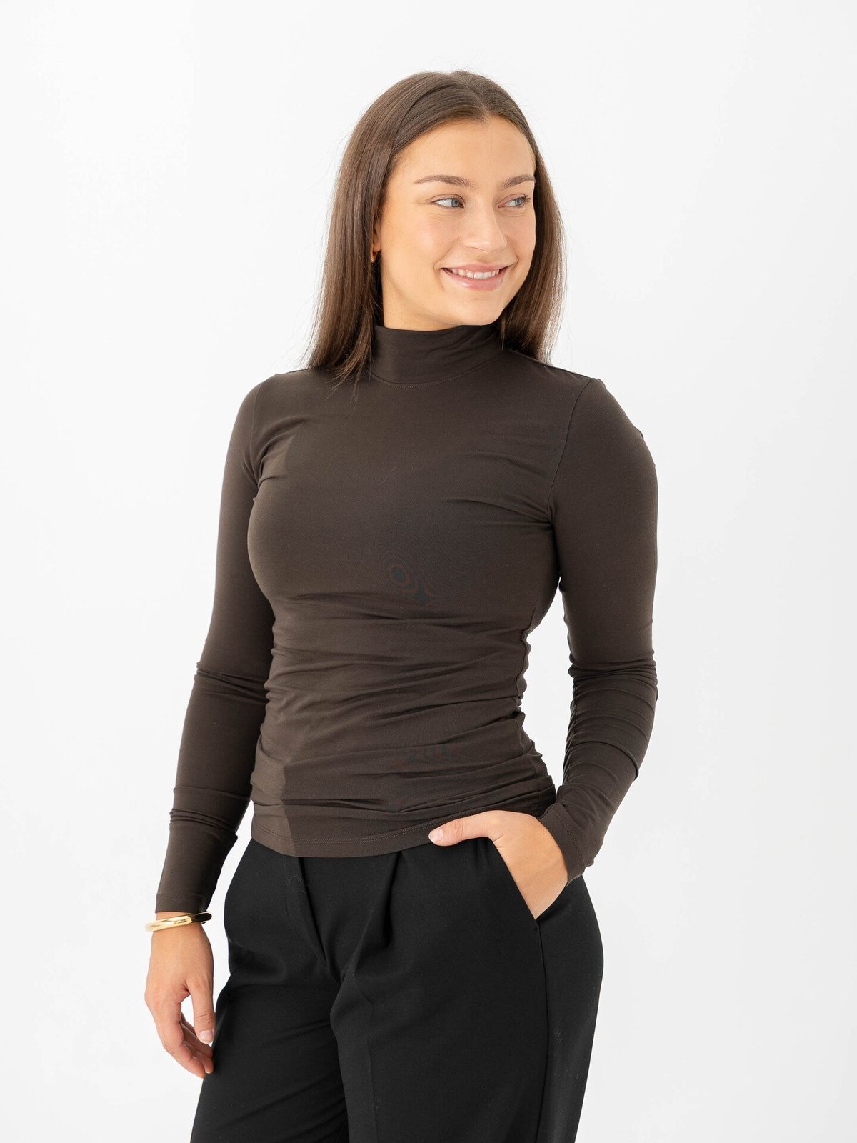 Selected Femme Manja Long Sleeve High Neck Delicioso