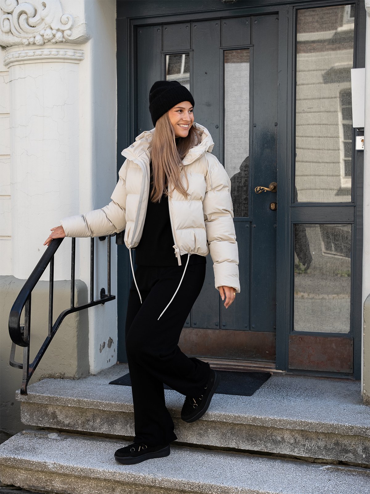 Selected Femme Hella Long Sleeve Knit High Neck Black