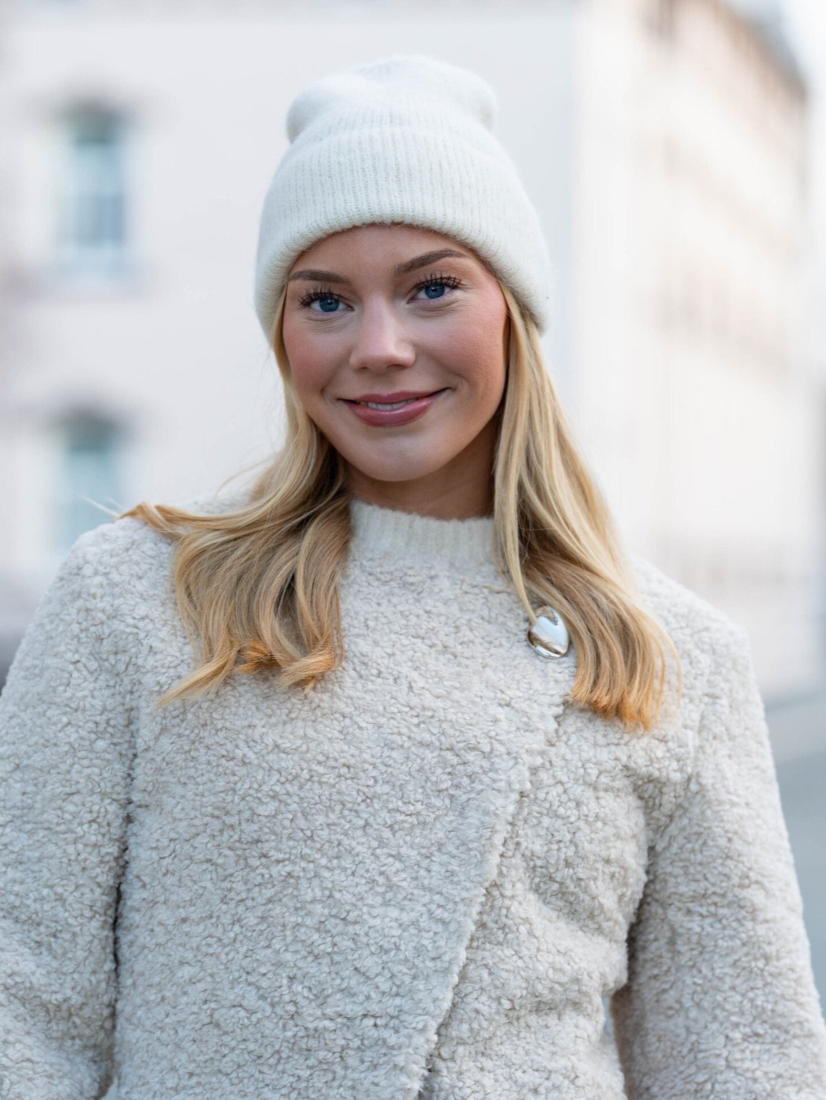 Selected Femme Fiona Alpaca Blend Beanie Birch