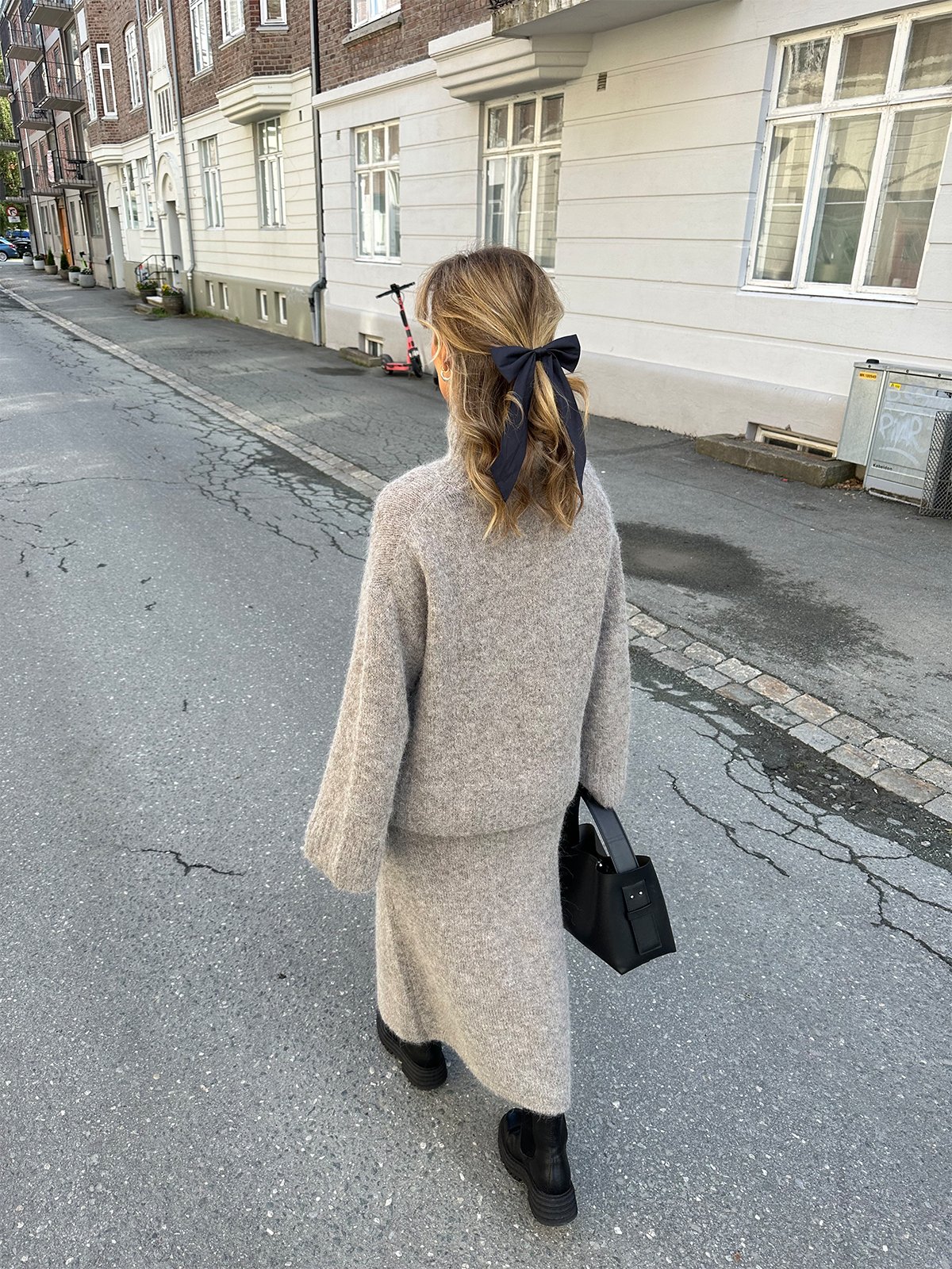 Selected Femme Mathilde Hairbow Black