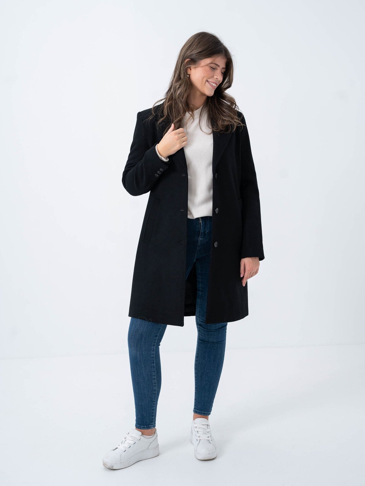 Selected Femme New Alma Wool Coat Black