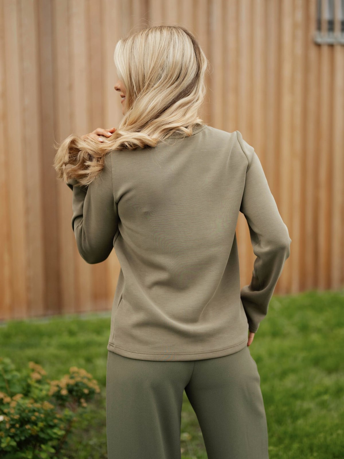 Selected Femme Tenny Long Sleeve Boxy Tee Kalamata