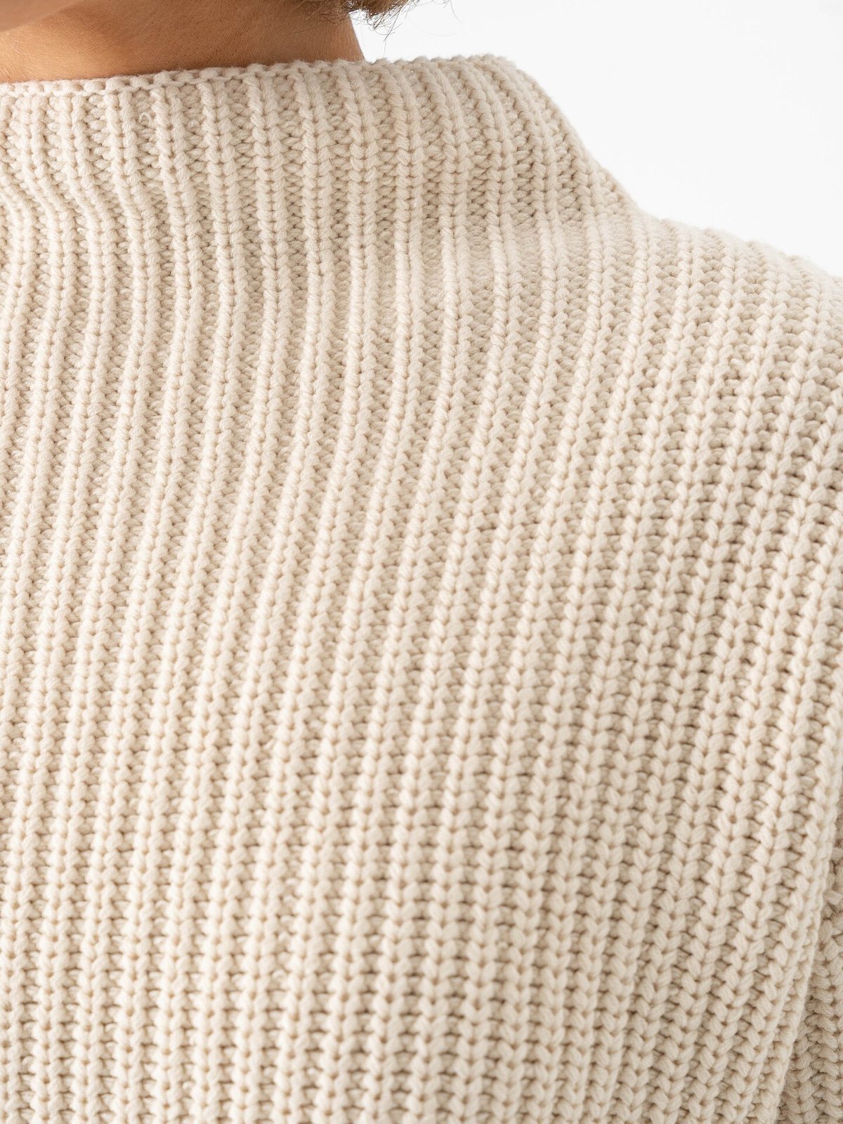 Selected Femme Selma Sus Long Sleeve Knit Pullover Birch