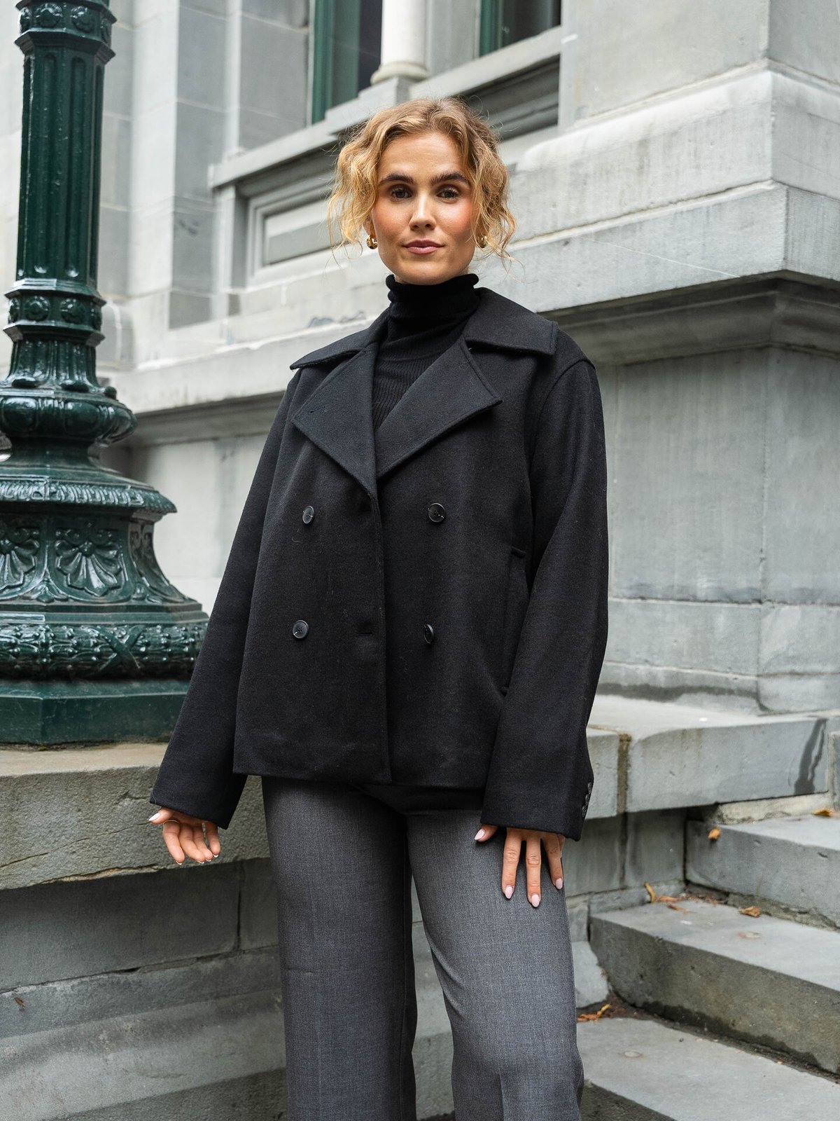 Selected Femme Alma Lano Jacket Black