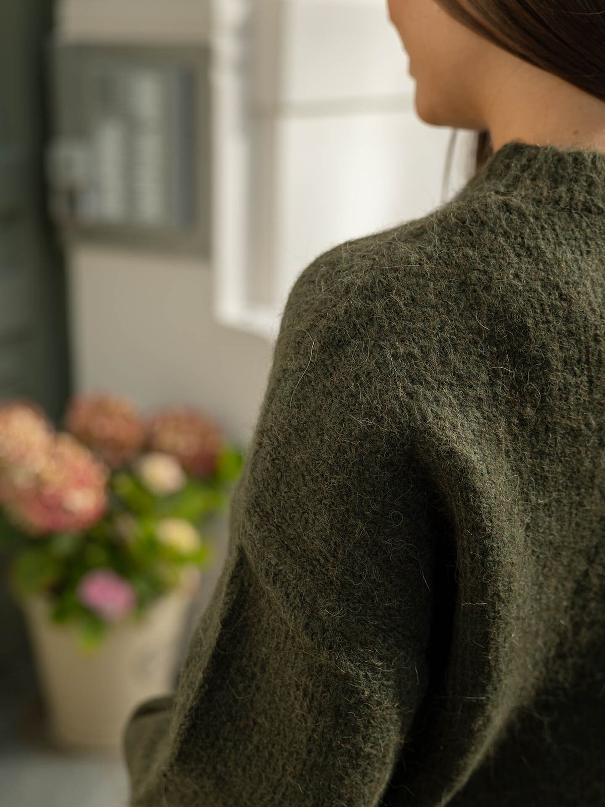 Selected Femme Gabriella Long Sleeve Knit New O-Neck Deep Depths