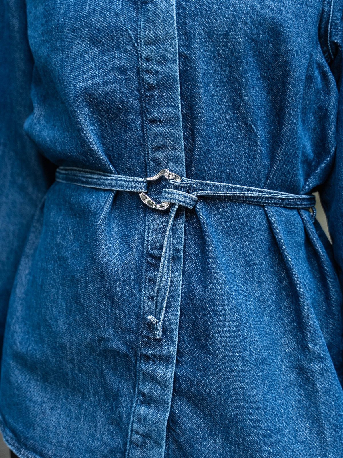 Selected Femme Relaxed Selma-Noa Long Sleeve Denim Shirt Medium Blue Denim