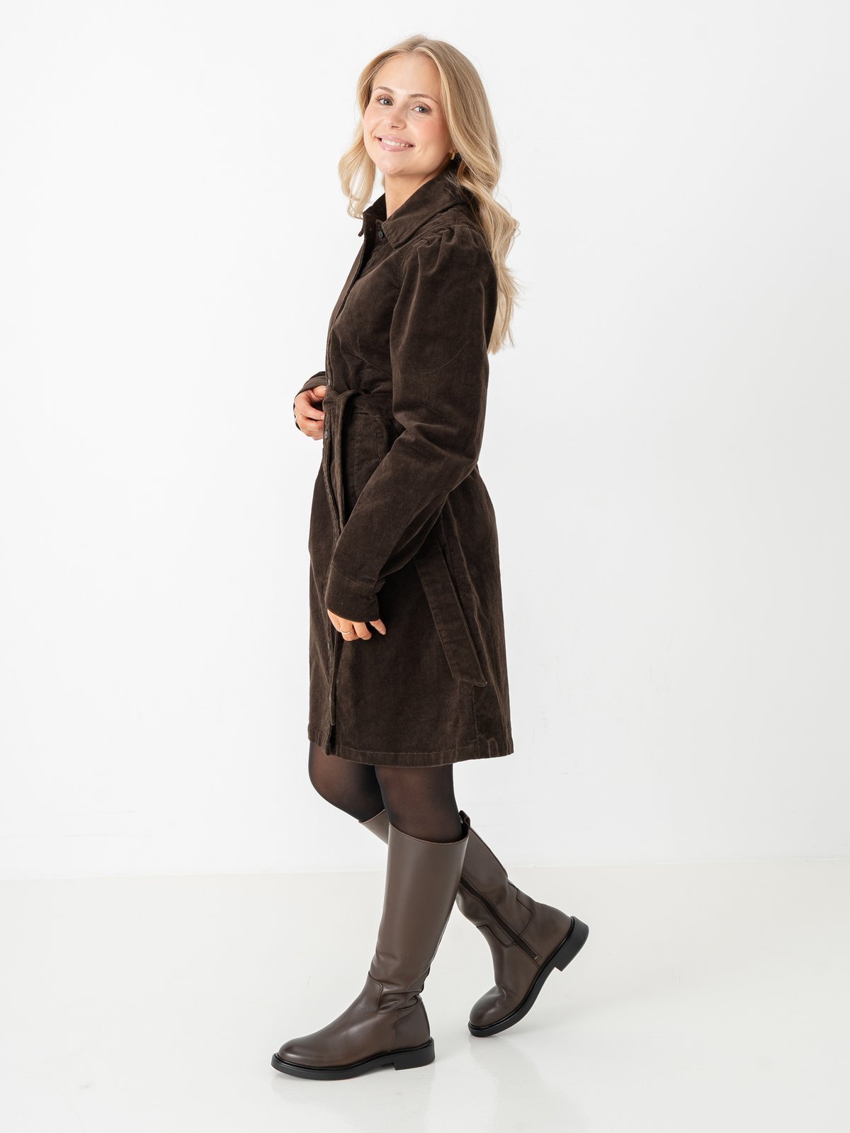 Selected Femme Runa Short Corduroy Dress Delicioso