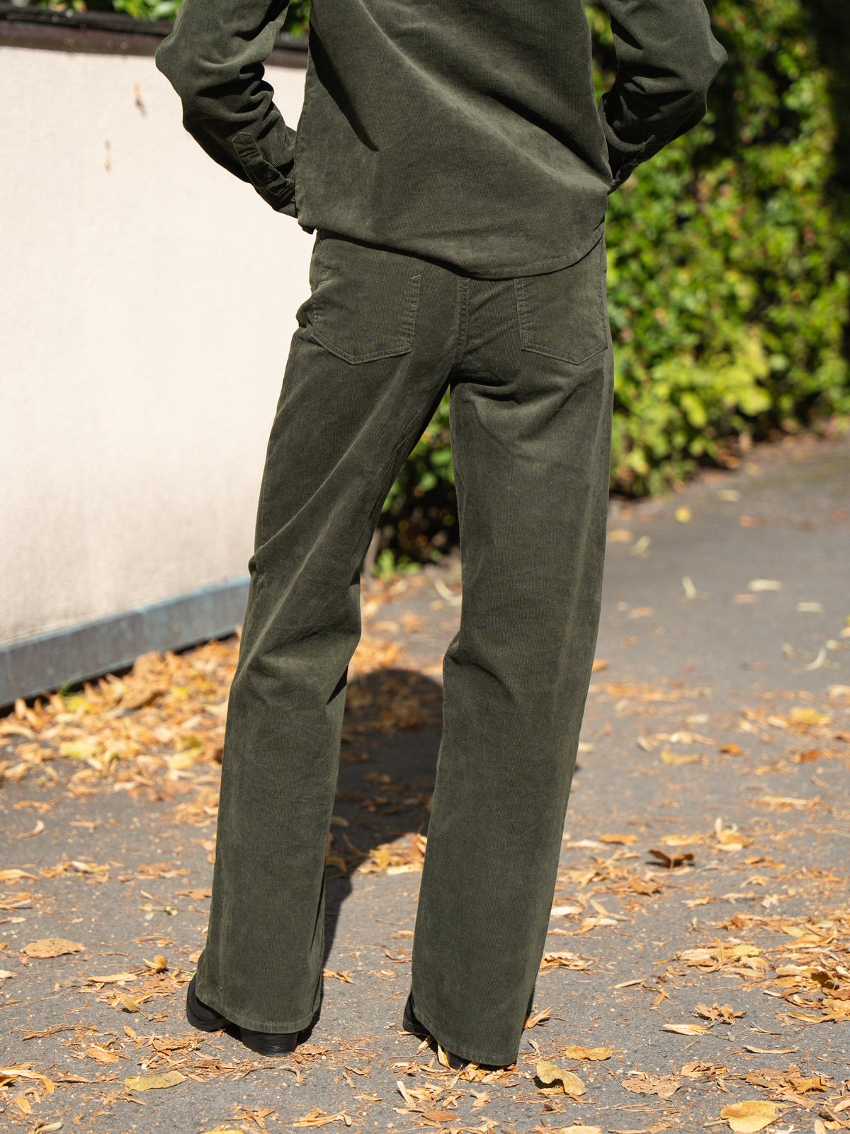 Selected Femme Wide Runa Highwaist Corduroy Pant Deep Depths