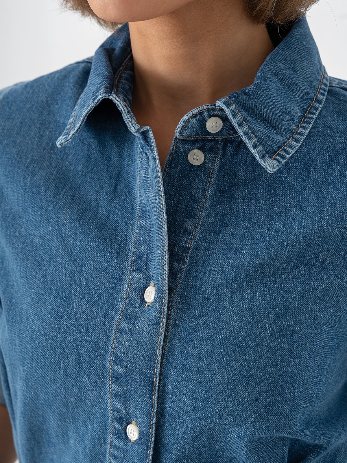 Selected Femme Regular Agathe Long Denim Dress Medium Blue Denim