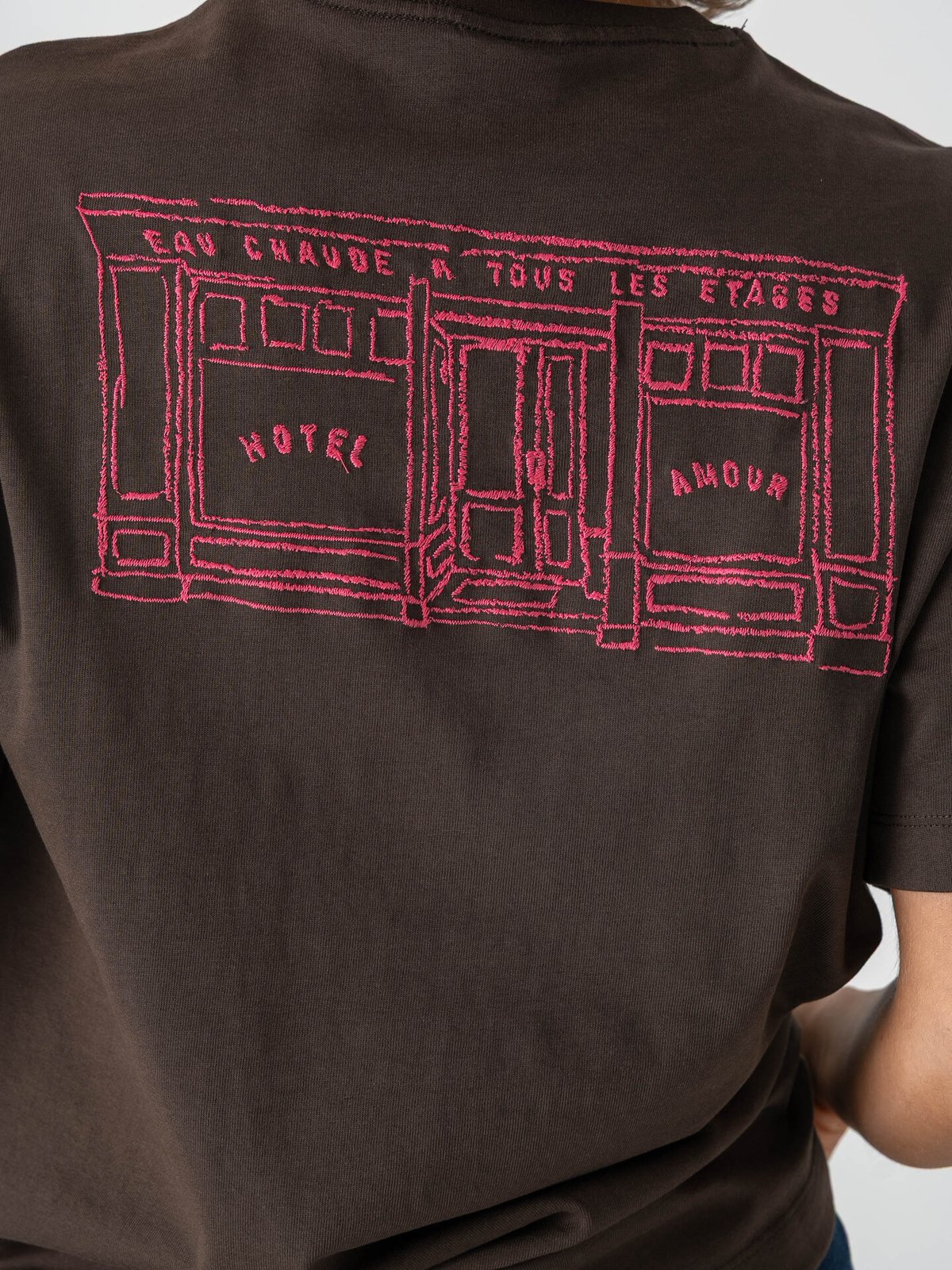 Selected Femme Relaxed Brook Short Sleeve Hotel Amour Tee Delicioso