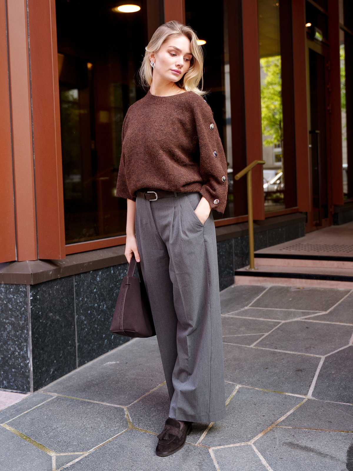 Selected Femme Fiona Suede Belt Delicioso