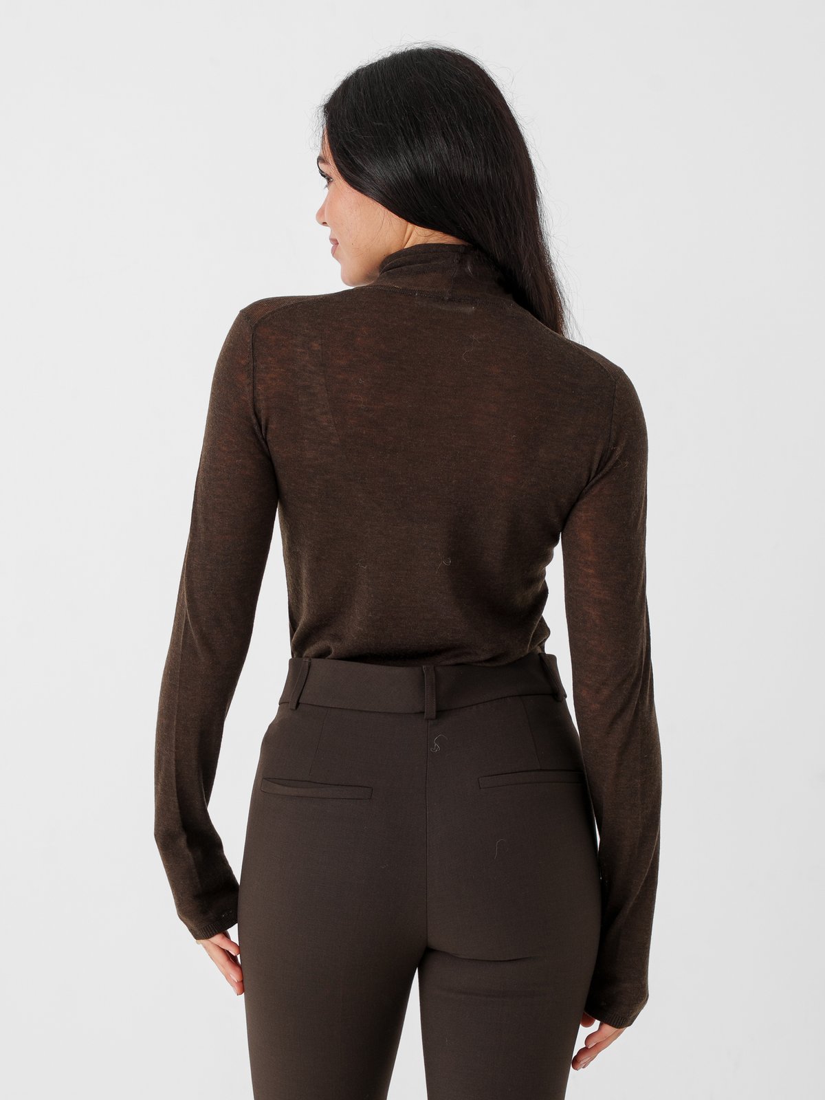 Selected Femme Vendy Wool Long Sleeve Knit Roll Neck Delicioso