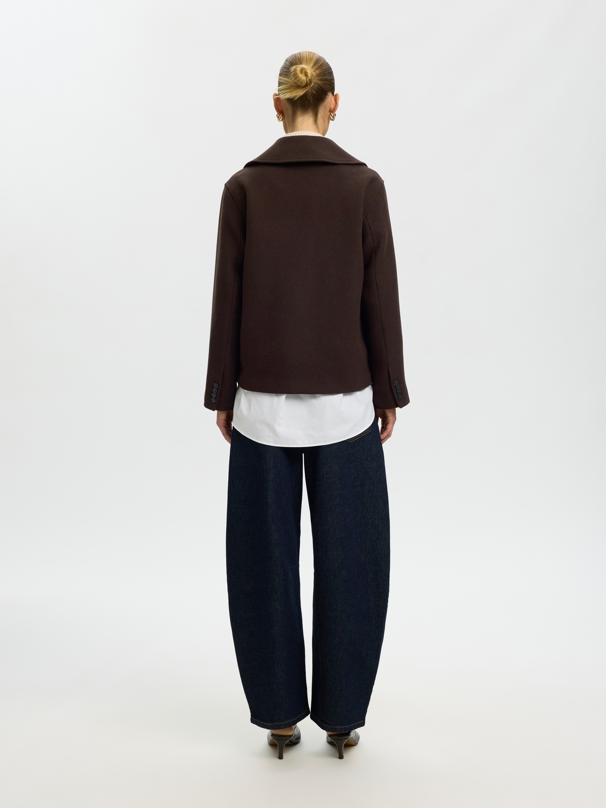 Selected Femme Zia-Alma Wool Blend Jacket Delicioso