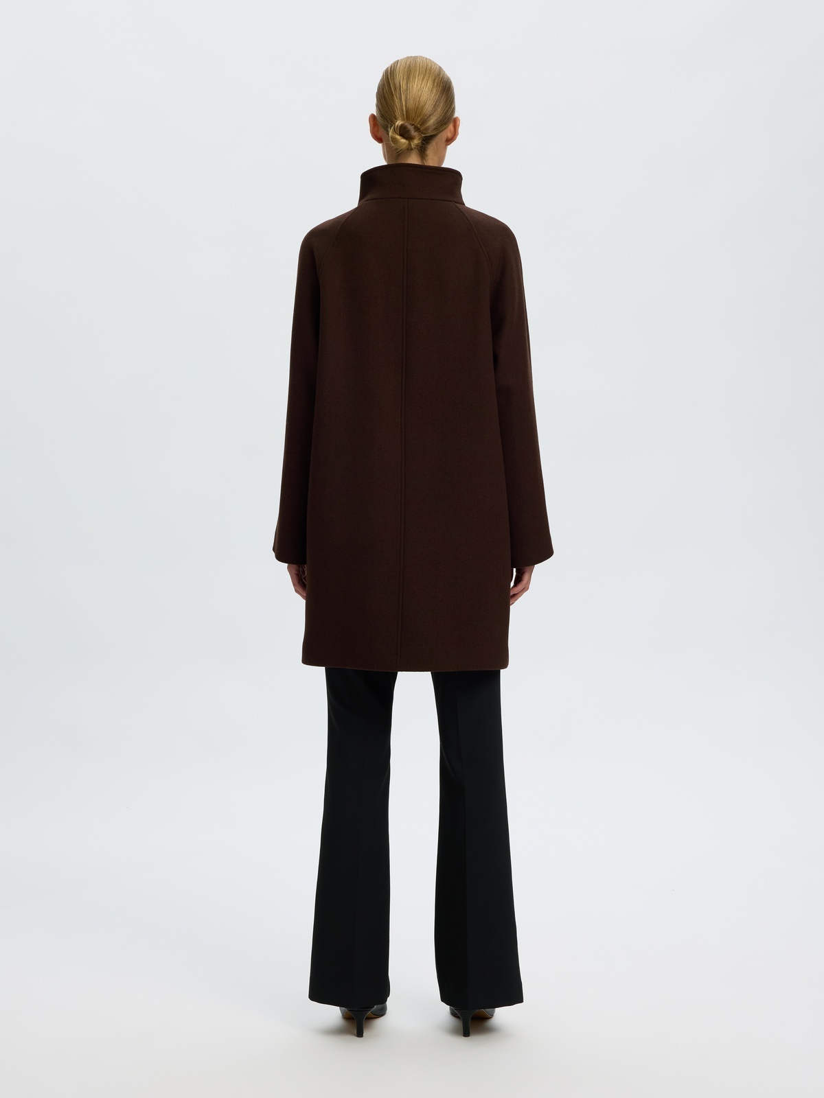 Selected Femme Zia-Vinni Wool Blend Coat Delicioso
