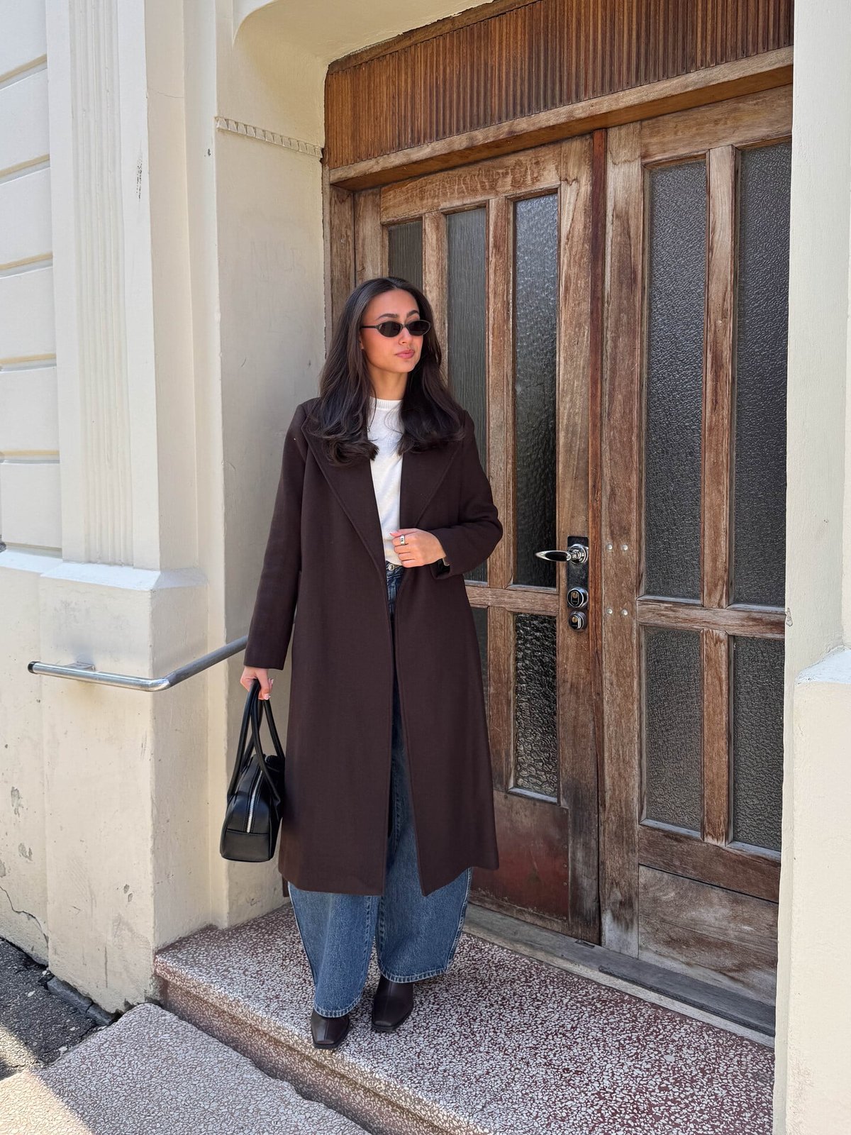 Selected Femme Zia-Rosa Wool Blend Coat Delicioso