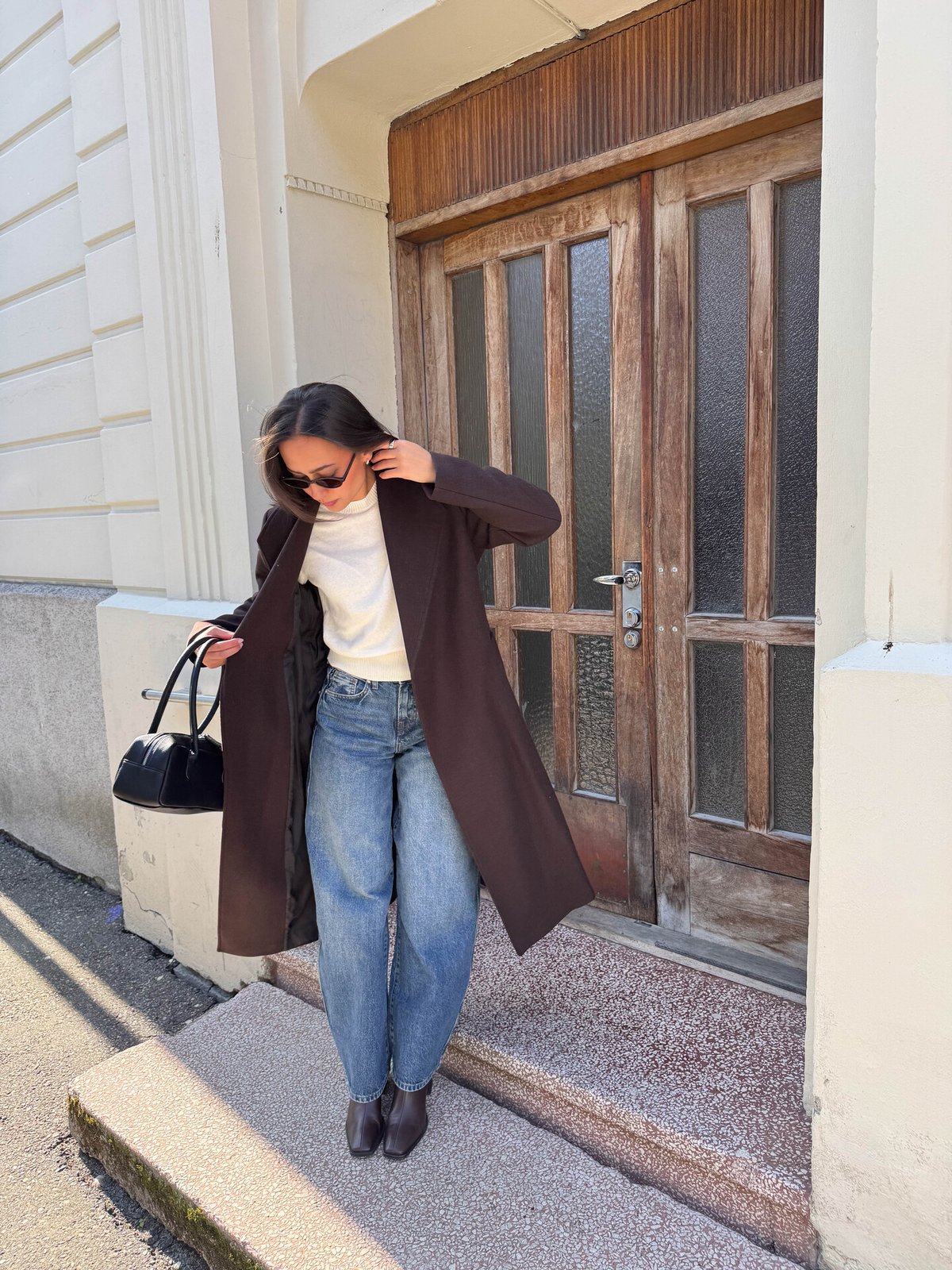 Selected Femme Zia-Rosa Wool Blend Coat Delicioso
