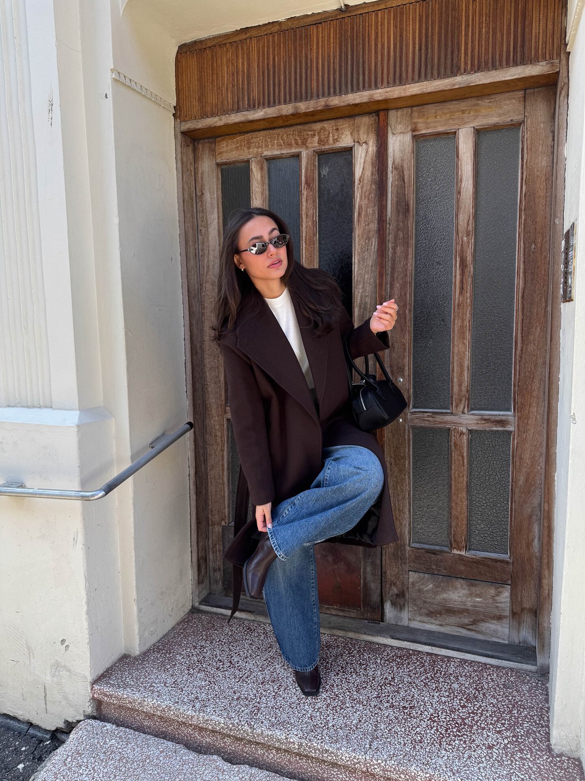 Selected Femme Zia-Rosa Wool Blend Coat Delicioso