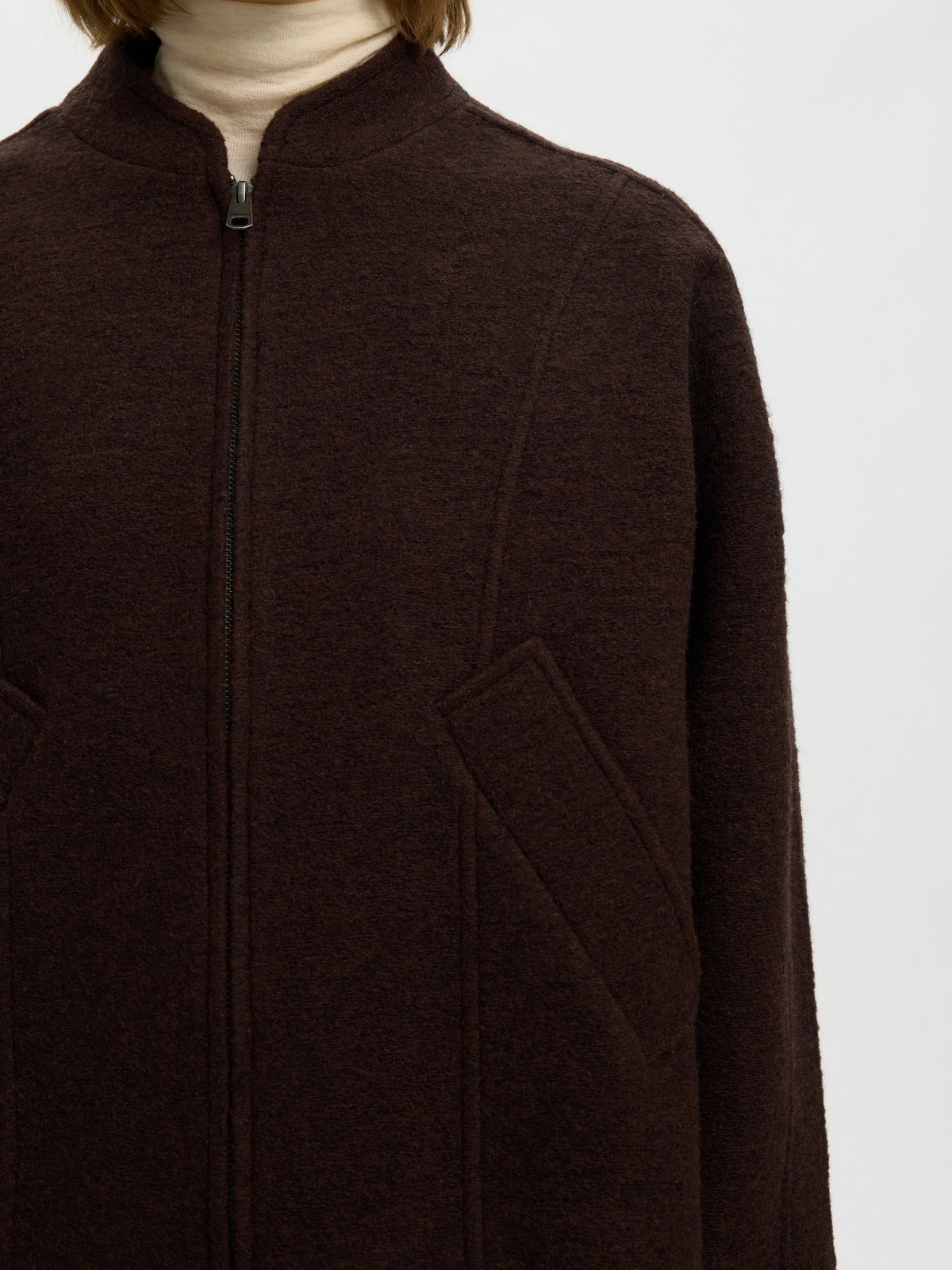 Selected Femme Jacqueline Wool Blend Jacket Delicioso MELANGE