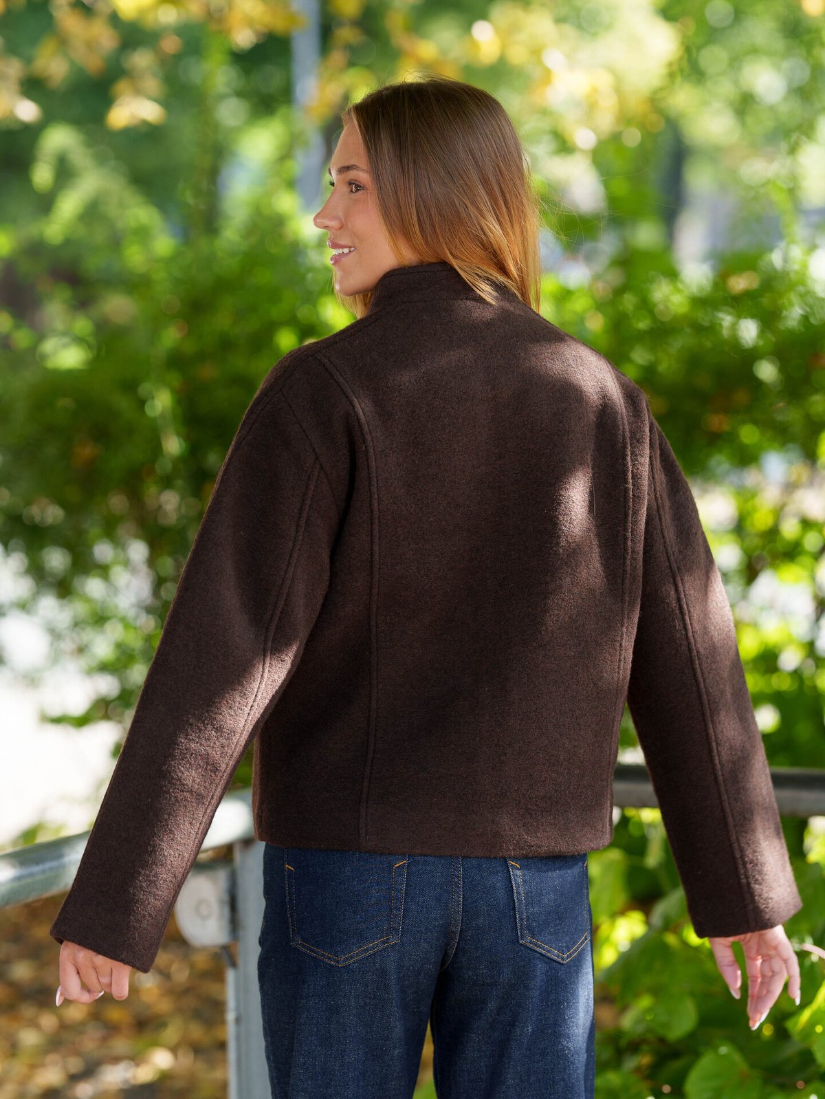 Selected Femme Jacqueline Wool Blend Jacket Delicioso MELANGE