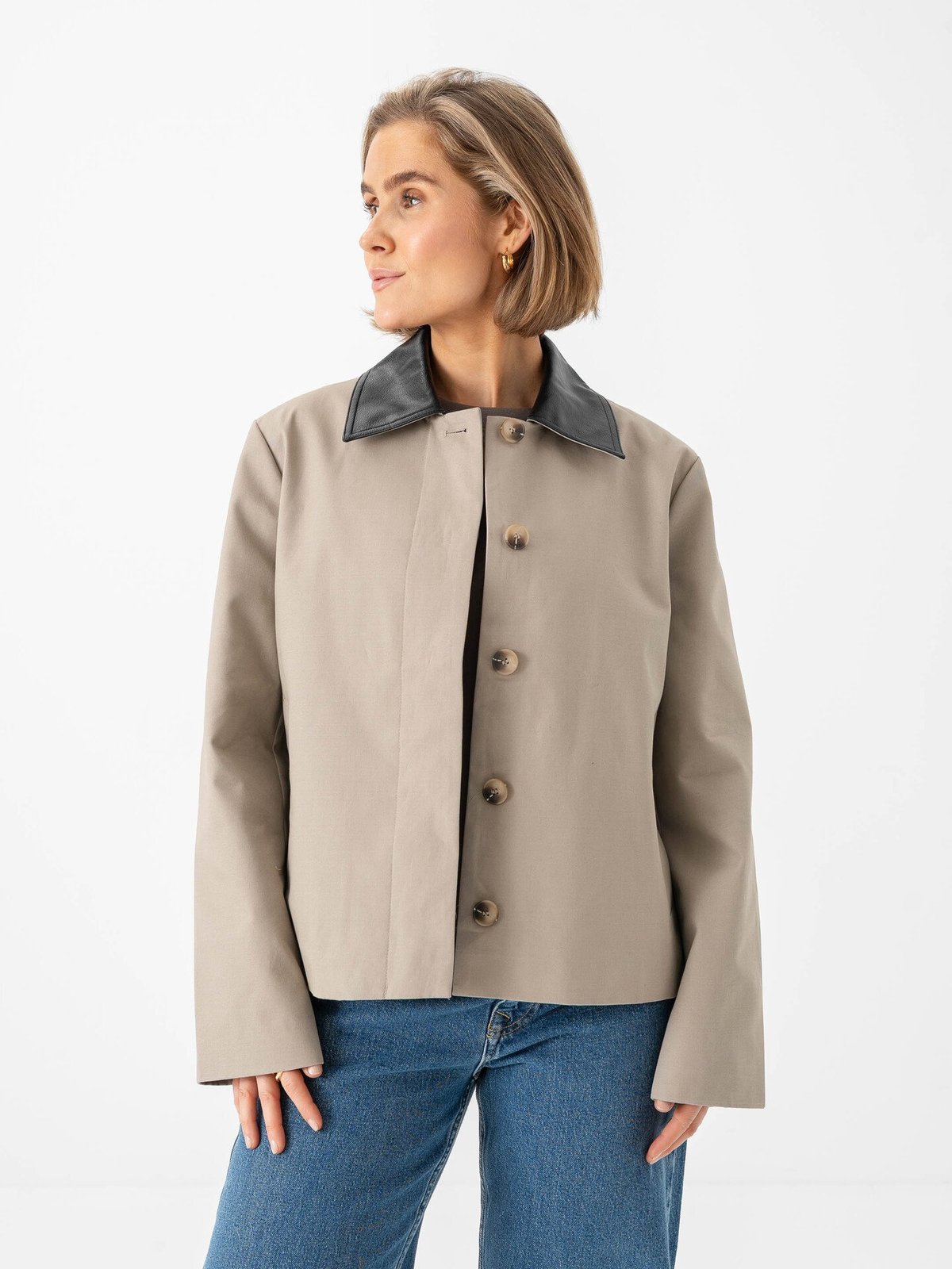 Selected Femme Dalia Jacket Greige