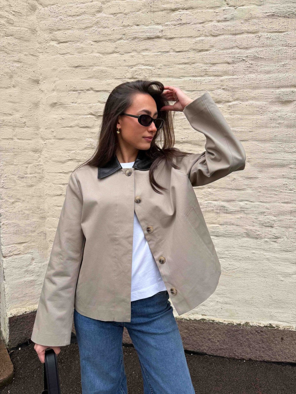 Selected Femme Dalia Jacket Greige