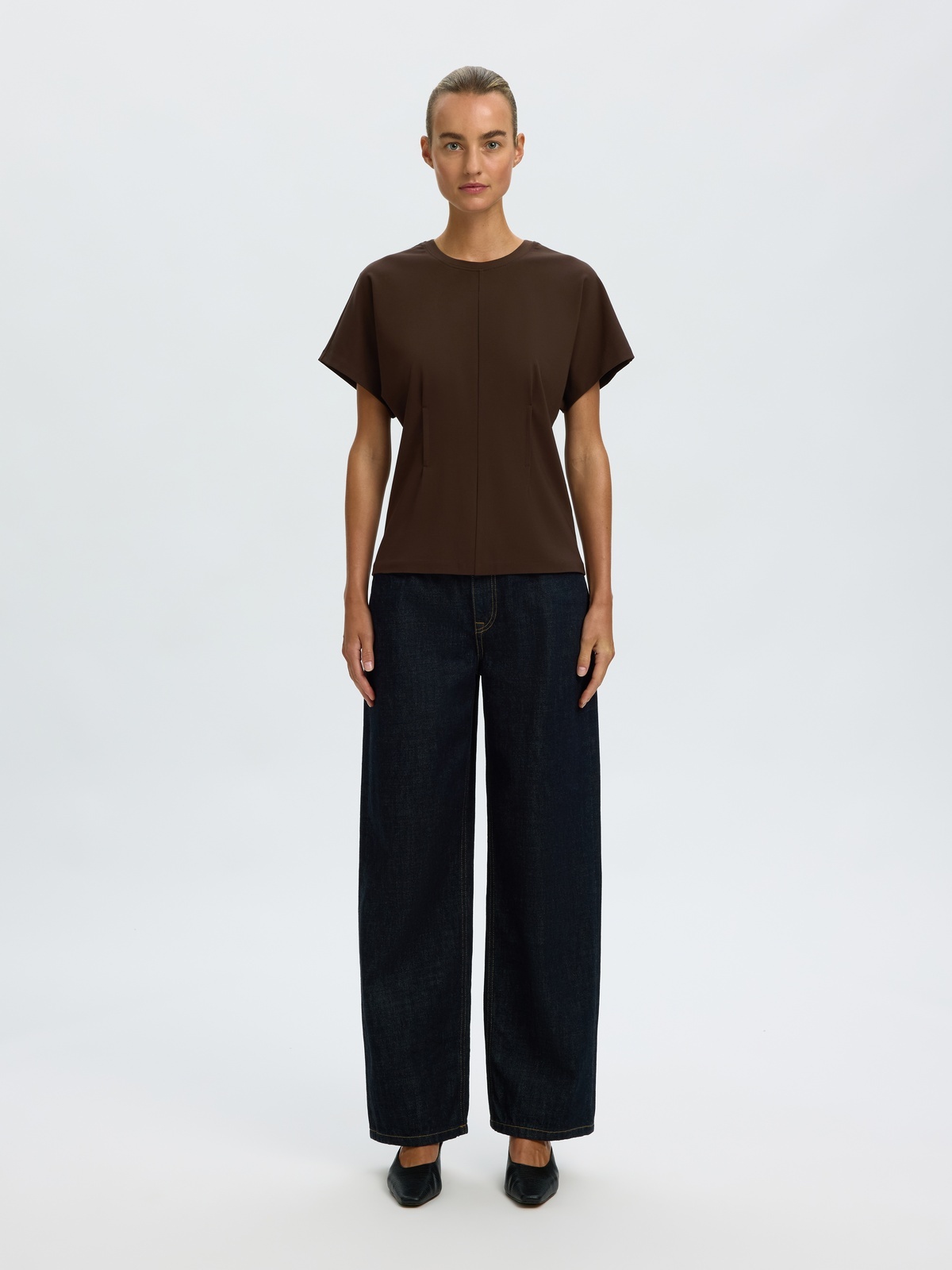 Selected Femme Era Short Sleeve Top Delicioso