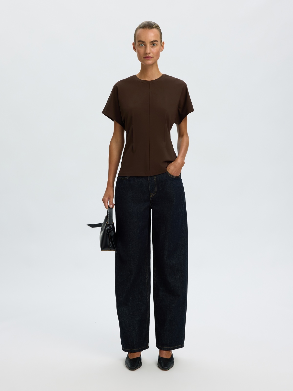 Selected Femme Era Short Sleeve Top Delicioso