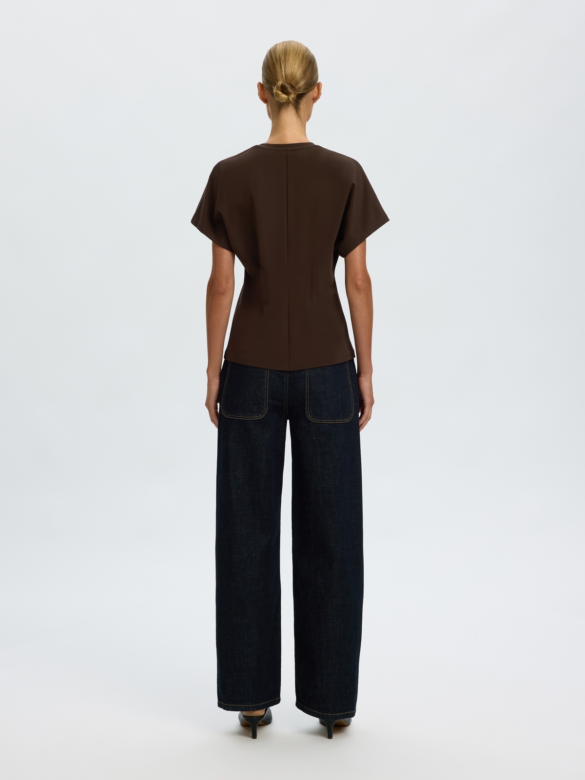 Selected Femme Era Short Sleeve Top Delicioso